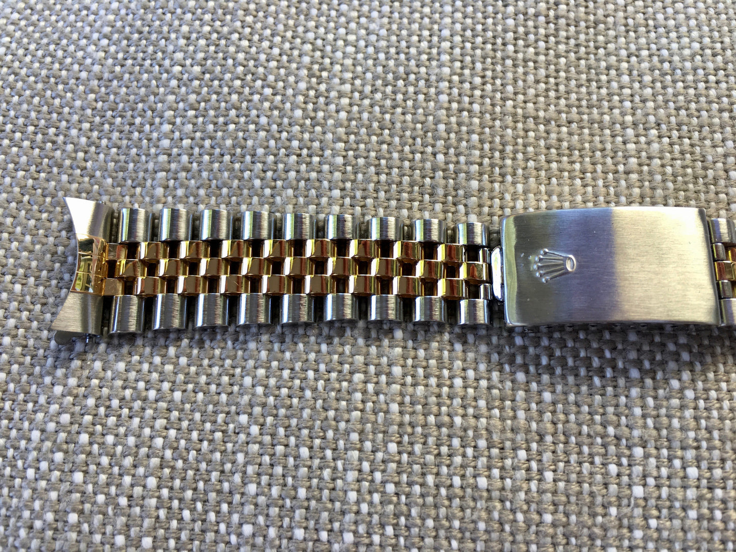Rolex Jubilee 62523H-18 Two Tone Steel 18K Gold 455 B Ends Bracelet 7.25" - Hashtag Watch Company