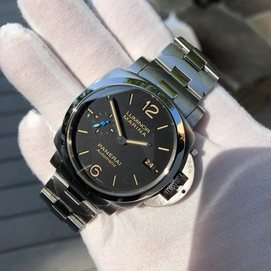 Panerai Luminor Marina 1950 PAM 722 Automatic Stainless Steel 42mm Wristwatch Box Papers - Hashtag Watch Company