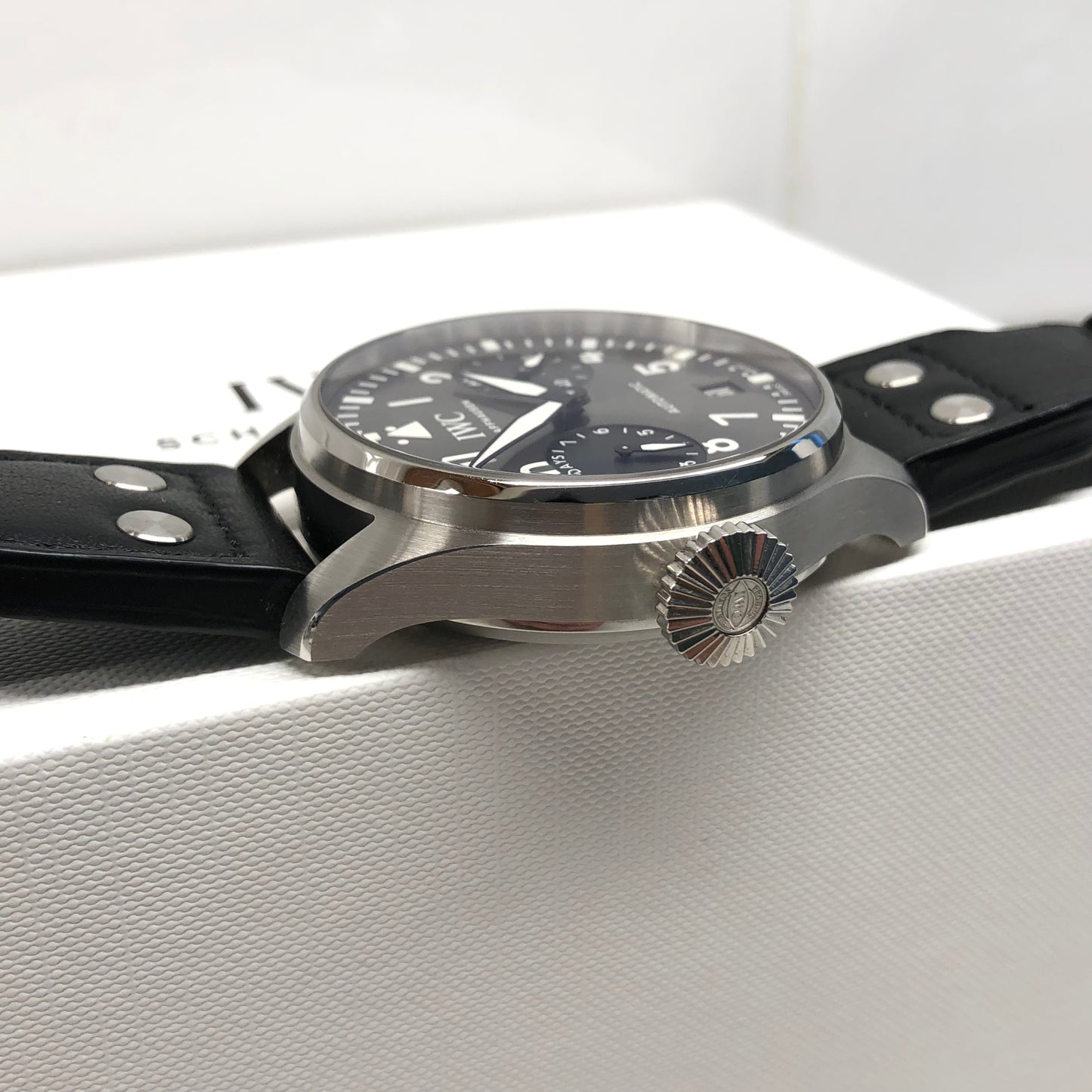 2019 IWC Big Pilot IW501012 “Right-Hander” Limited Edition Steel Chronograph Wristwatch with Box and Papers - Hashtag Watch Company