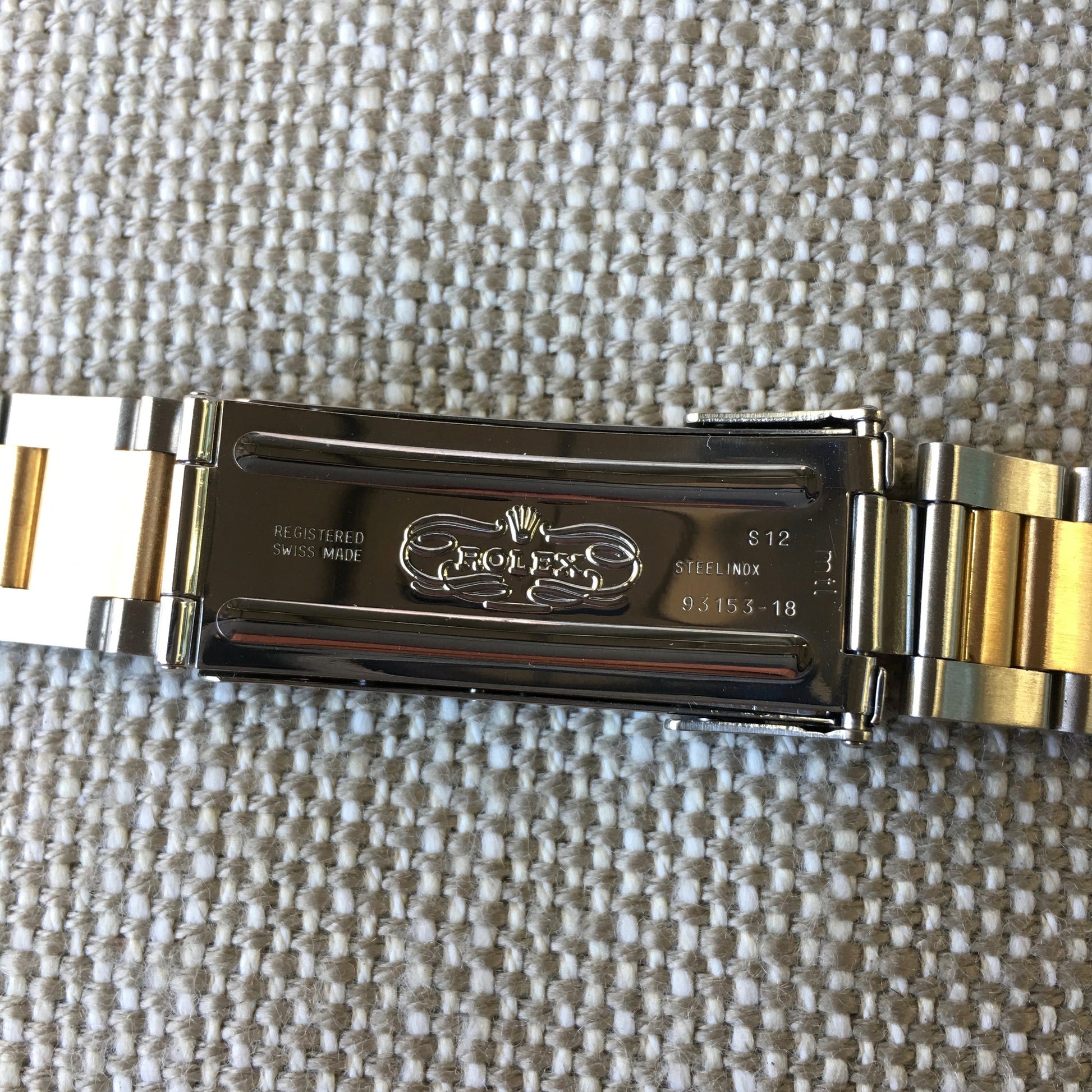 Rolex Submariner 16613 Two Tone Purple Color Change Steel 18K Gold "S" Serial 1993 Wristwatch - Hashtag Watch Company