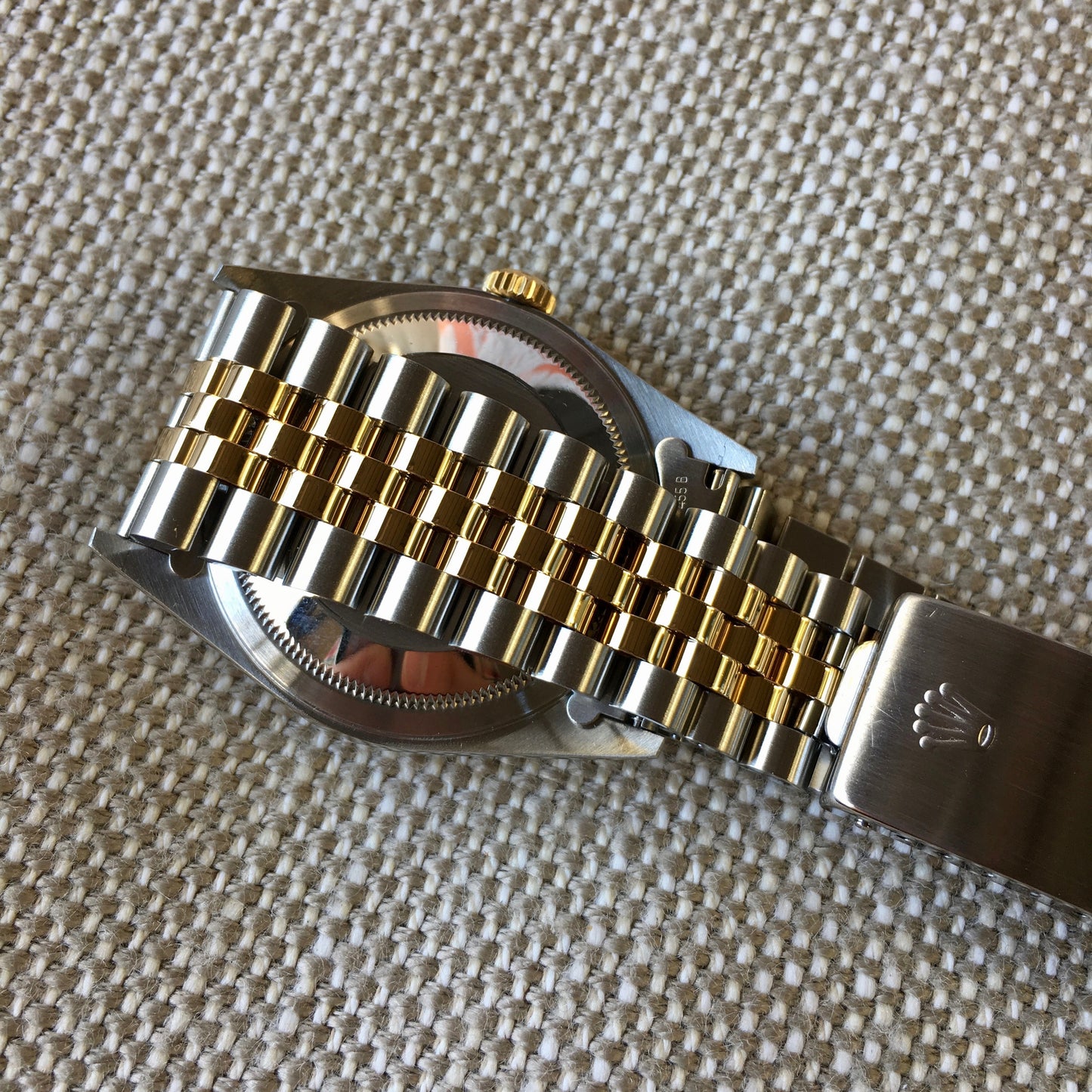 Rolex Datejust 16233 White Stick Two Tone Cal. 3135 "S" 1993 Serial Watch - Hashtag Watch Company