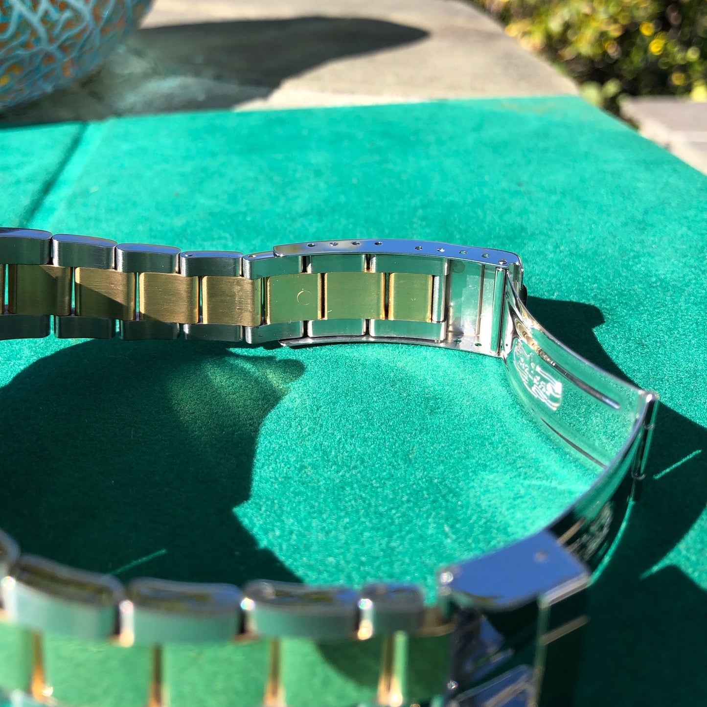 Rolex Submariner Date 16613 Serti Two Tone Stainless Steel Gold Diamond Champange Sapphire Wristwatch Box Papers - Hashtag Watch Company