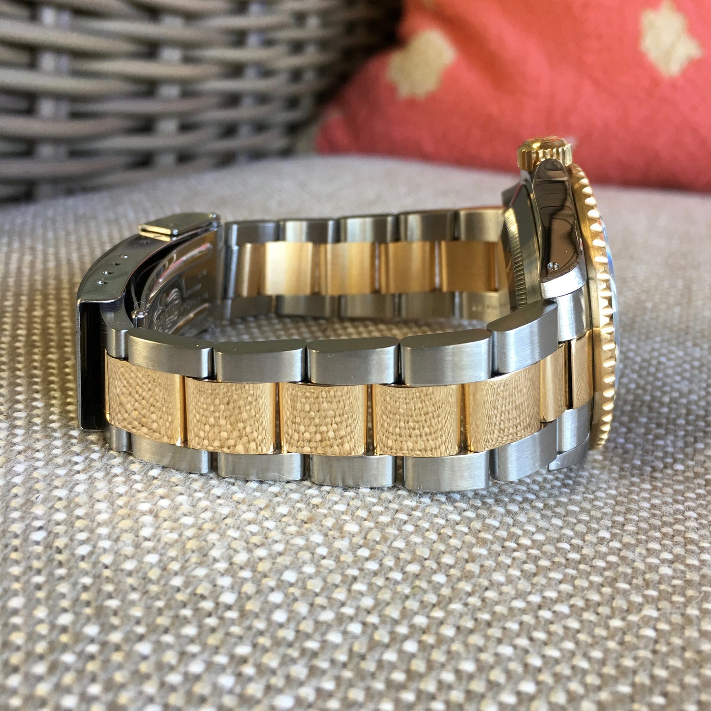 Rolex Submariner 16613 Two Tone Purple Color Change Steel 18K Gold "S" Serial 1993 Wristwatch - Hashtag Watch Company