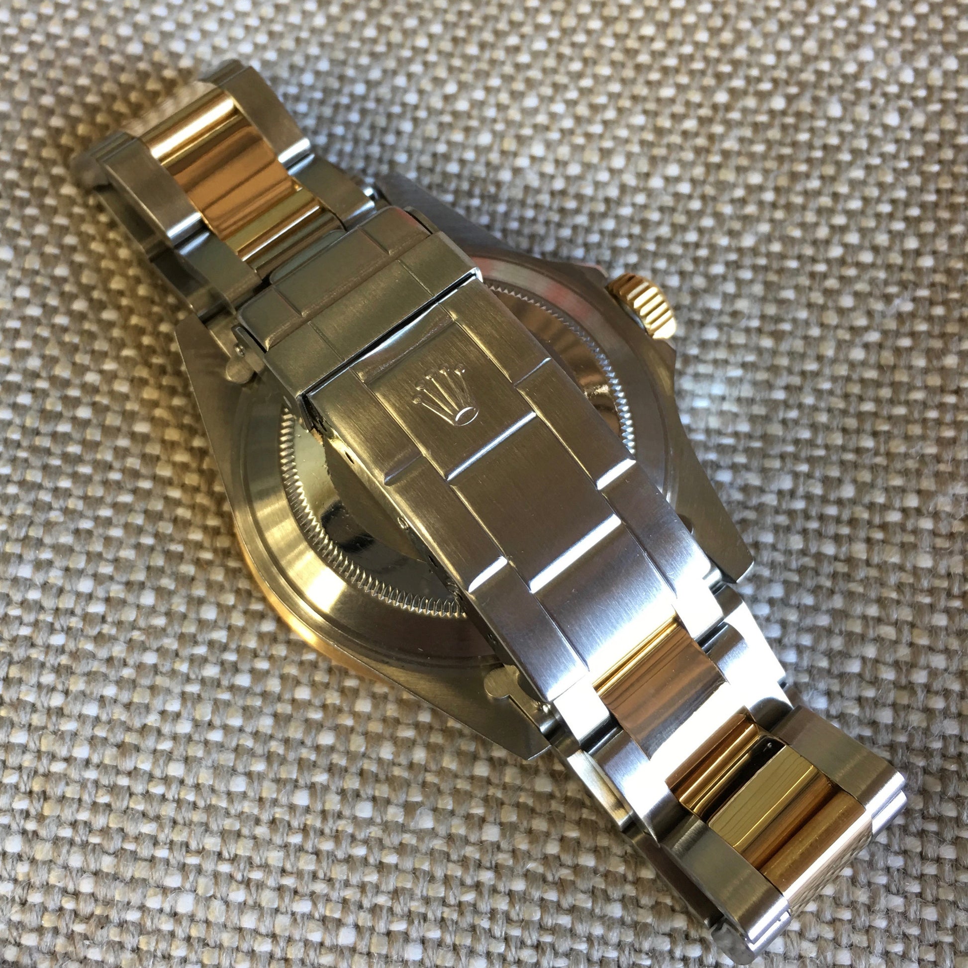 Rolex Submariner 16613 Two Tone Purple Color Change Steel 18K Gold "S" Serial 1993 Wristwatch - Hashtag Watch Company