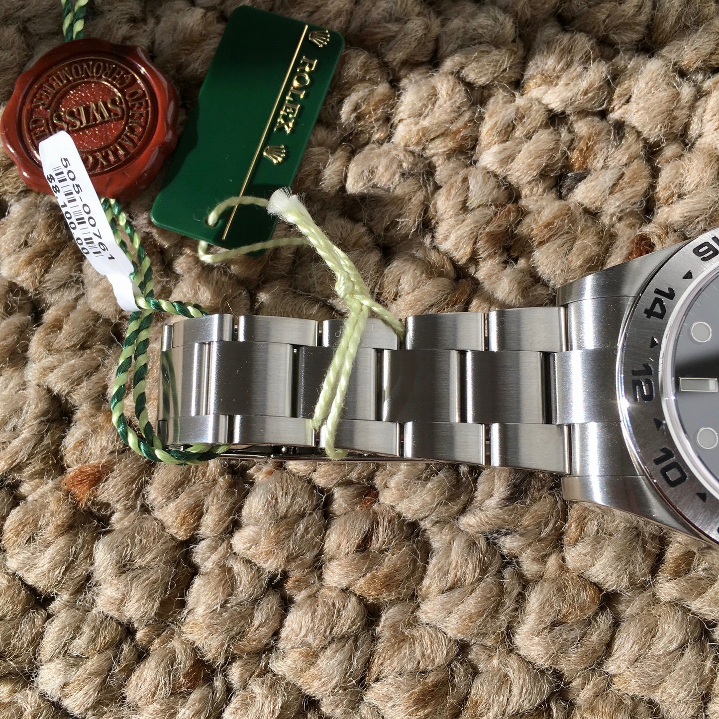 Rolex Explorer II 216570 Steel Black Random Serial Oyster Wristwatch 2014 Box Papers - Hashtag Watch Company