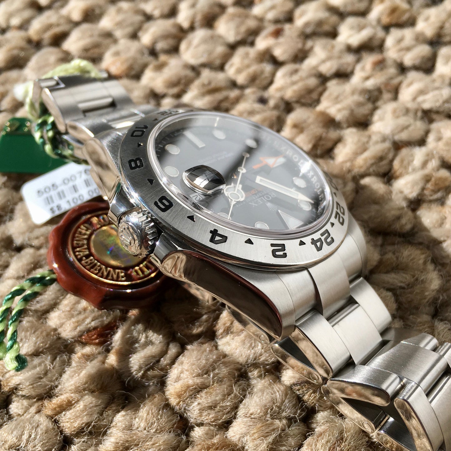 Rolex Explorer II 216570 Steel Black Random Serial Oyster Wristwatch 2014 Box Papers - Hashtag Watch Company