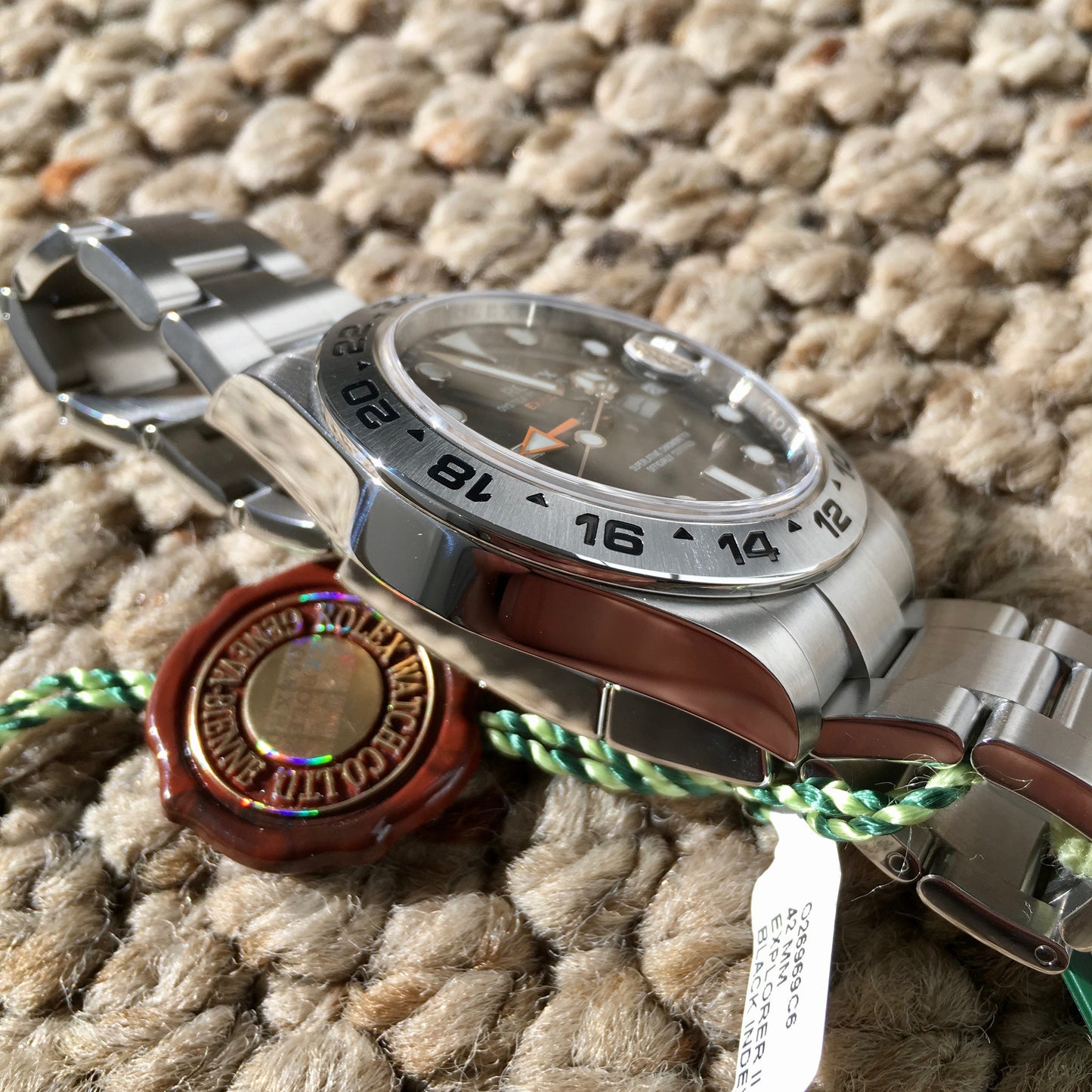 Rolex Explorer II 216570 Steel Black Random Serial Oyster Wristwatch 2014 Box Papers - Hashtag Watch Company