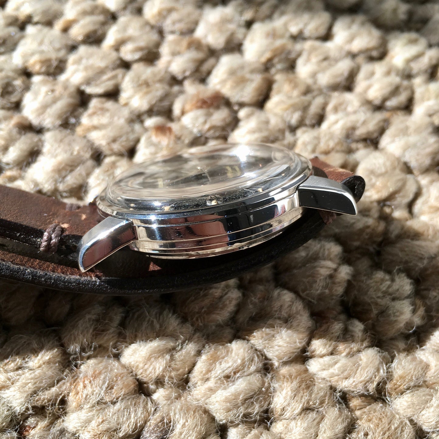 Vintage Longines All-Guard Automatic 9006-2 Gilt Black Cal. 19AS Steel Wristwatch - Hashtag Watch Company