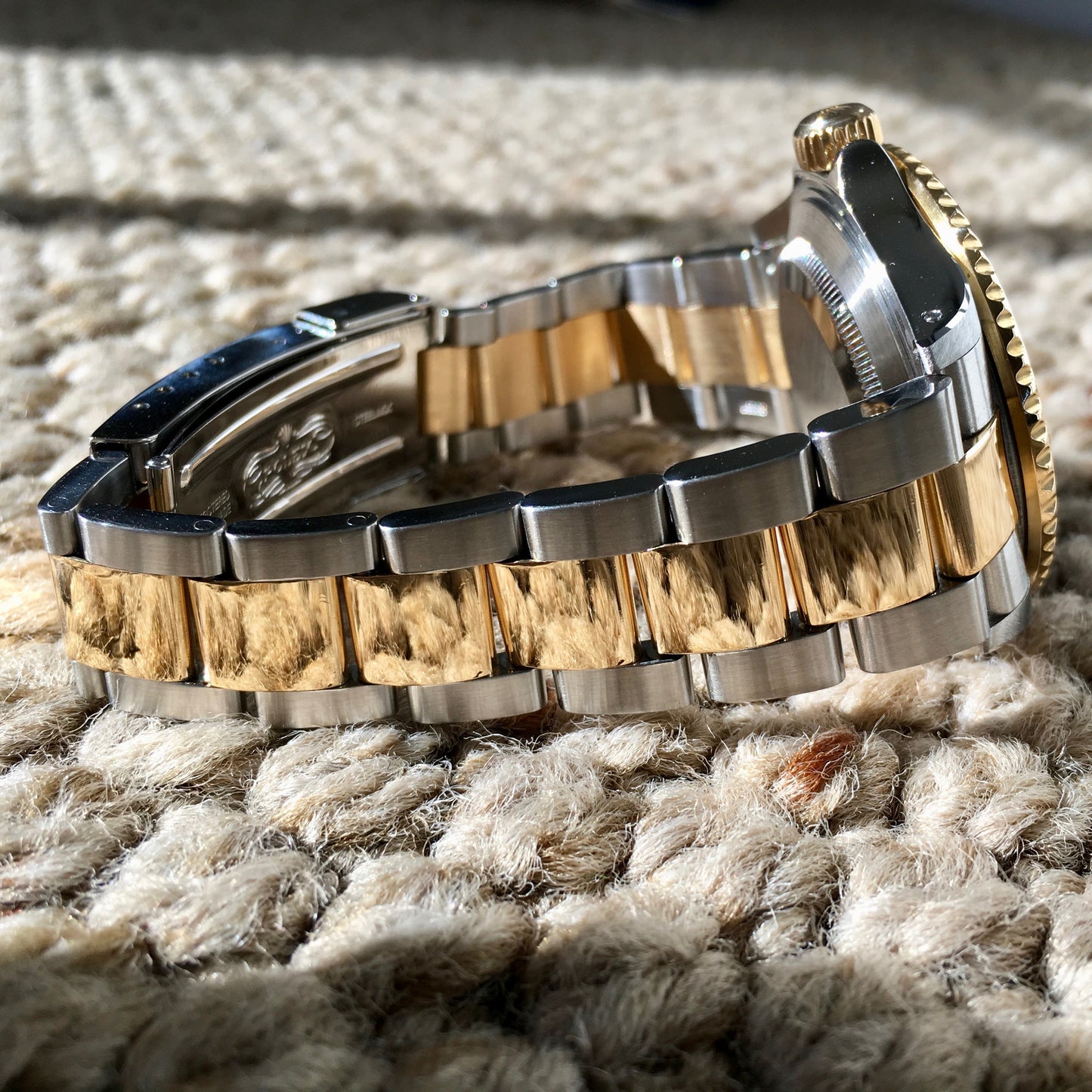 Rolex Submariner 16613 Two Tone Steel 18K Gold "Y" Serial 2002 Wristwatch - Hashtag Watch Company