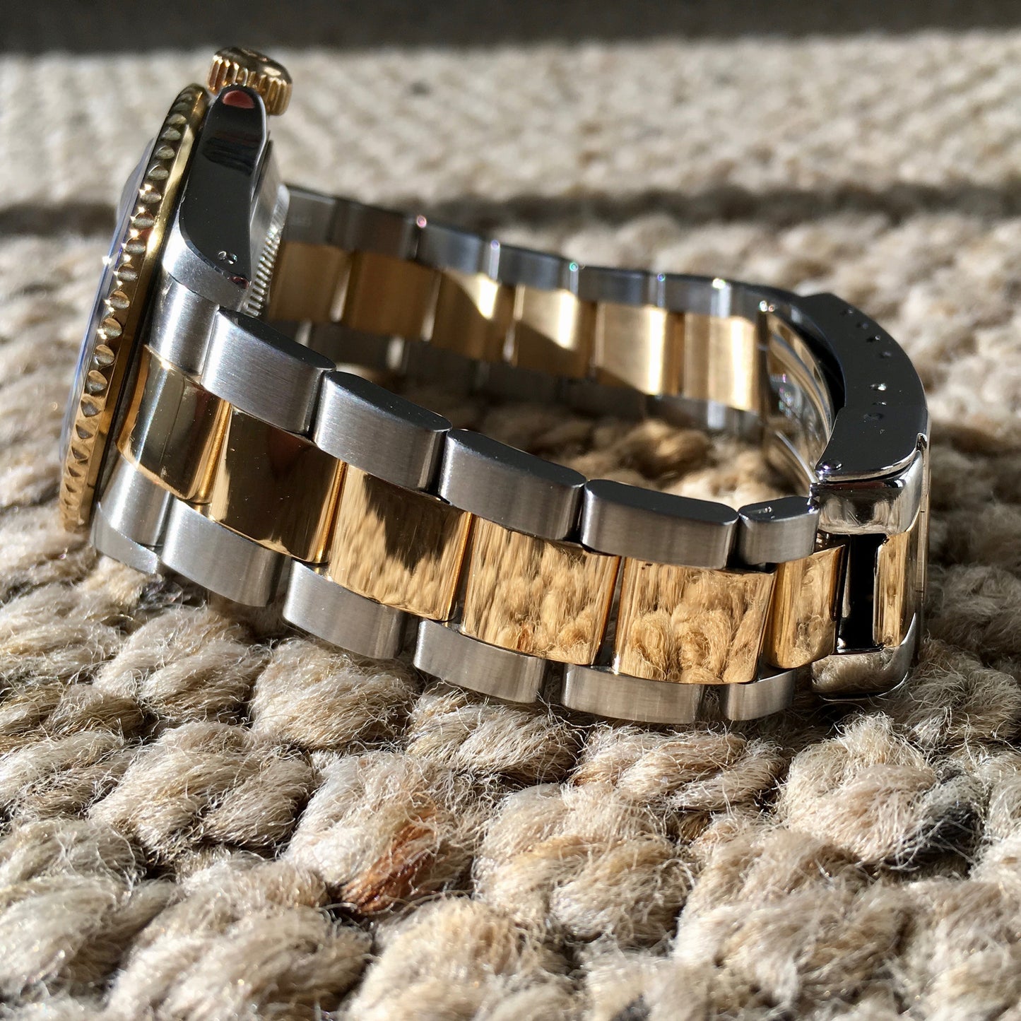 Rolex Submariner 16613 Two Tone Steel 18K Gold "Y" Serial 2002 Wristwatch - Hashtag Watch Company