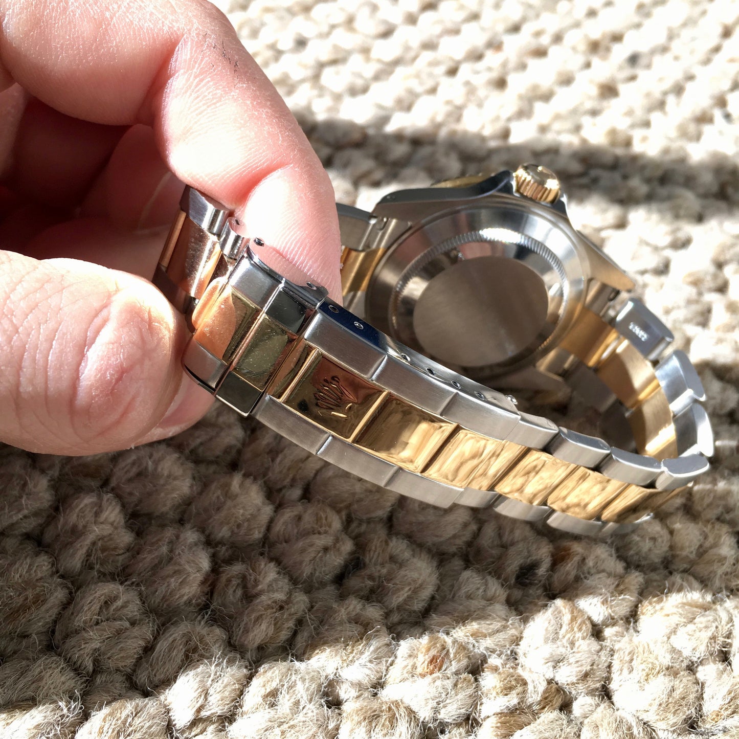 Rolex Submariner 16613 Two Tone Steel 18K Gold "Y" Serial 2002 Wristwatch - Hashtag Watch Company