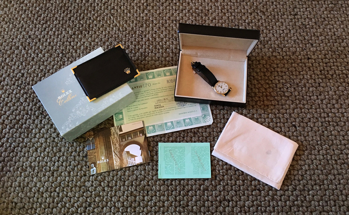 Rolex Cellini 5116 Jubilee Manual Wind 18K Yellow Gold "K" Serial 2001 Wristwatch - Hashtag Watch Company