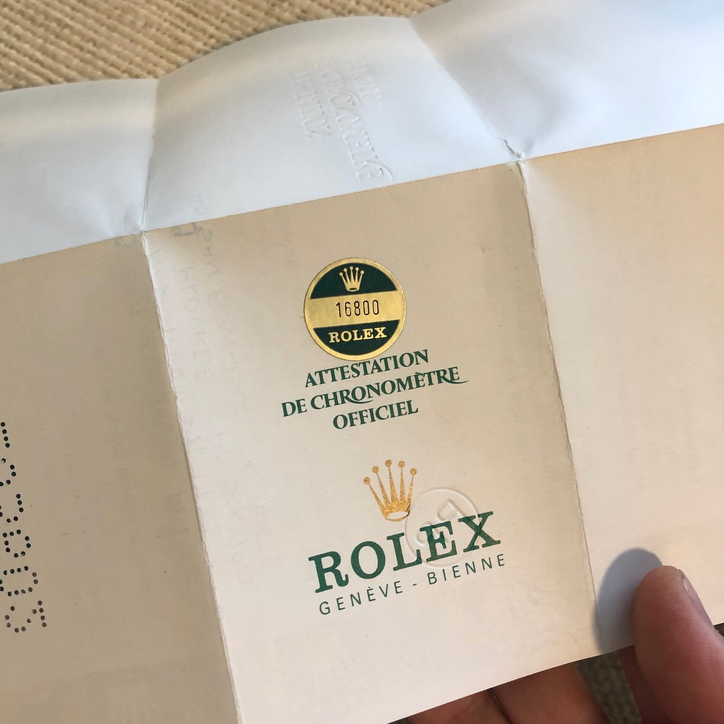 Vintage Rolex Submariner 16800 Matte Dial Sapphire Box Papers Circa 1982 - Hashtag Watch Company