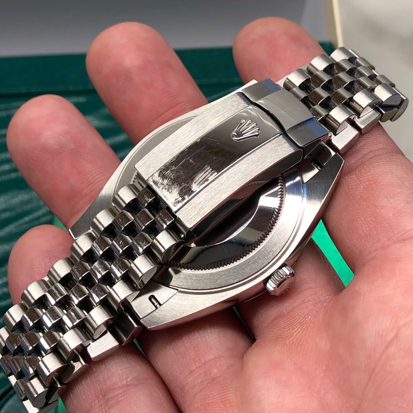 2018 Rolex Datejust 126334 Rhodium Diamond Fluted 41mm Steel Jubilee Wristwatch with Box and Papers - Hashtag Watch Company