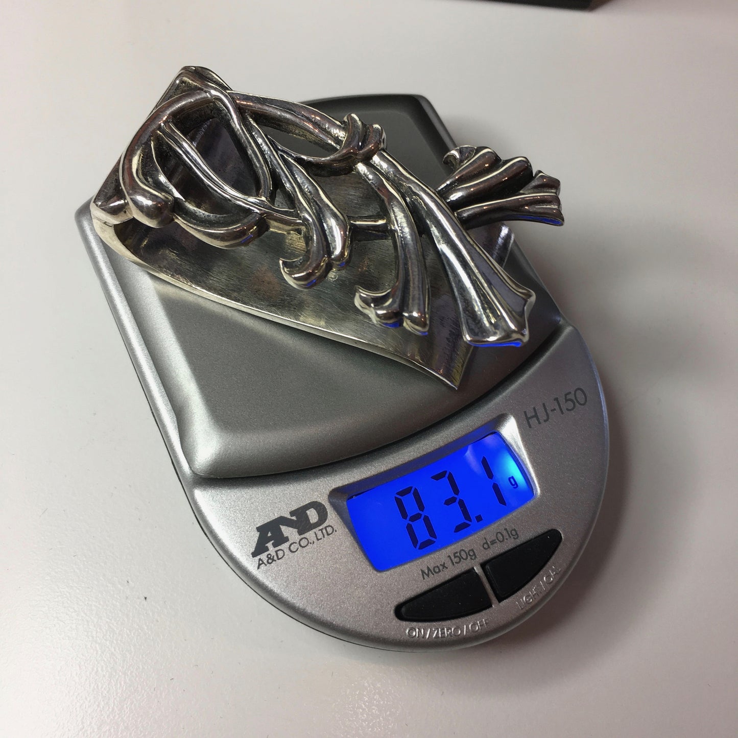 Sean Coyle Thick "Blossoming Vine" Money Clip Heavy Sterling Silver .925 - Hashtag Watch Company