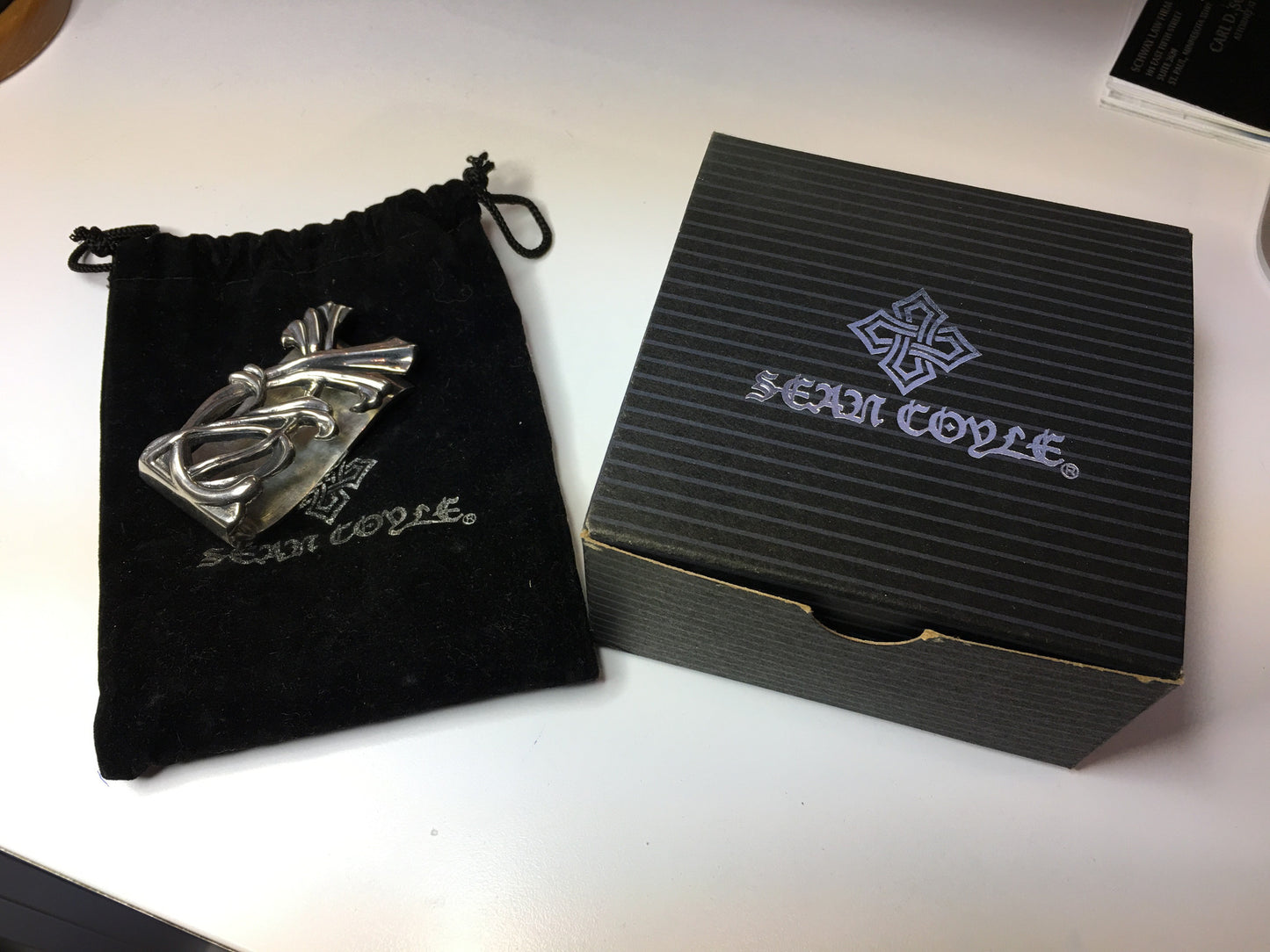 Sean Coyle Thick "Blossoming Vine" Money Clip Heavy Sterling Silver .925 - Hashtag Watch Company