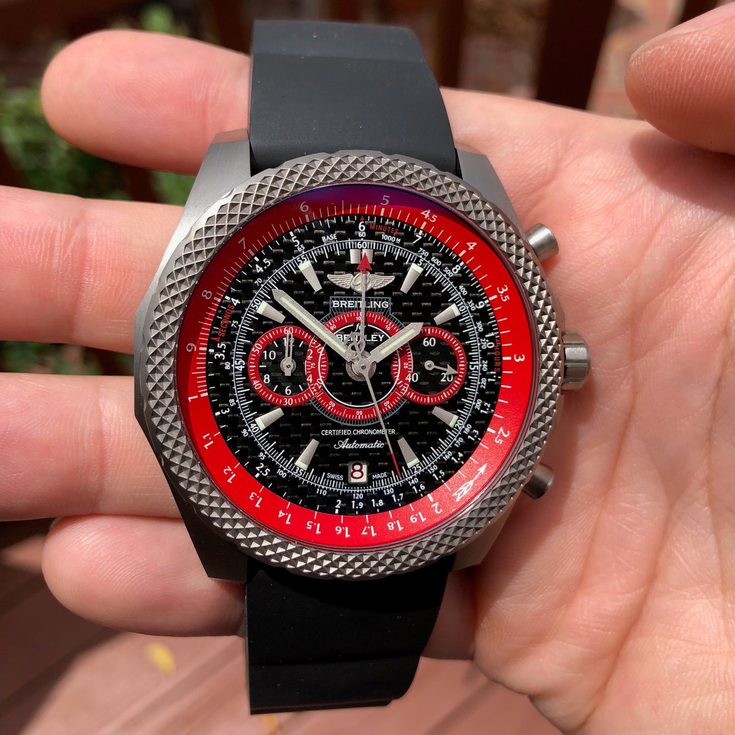 Breitling For Bentley E27365 SuperSport Light Body Titanium Automatic Chronograph Limited Edition Box & Papers - Hashtag Watch Company