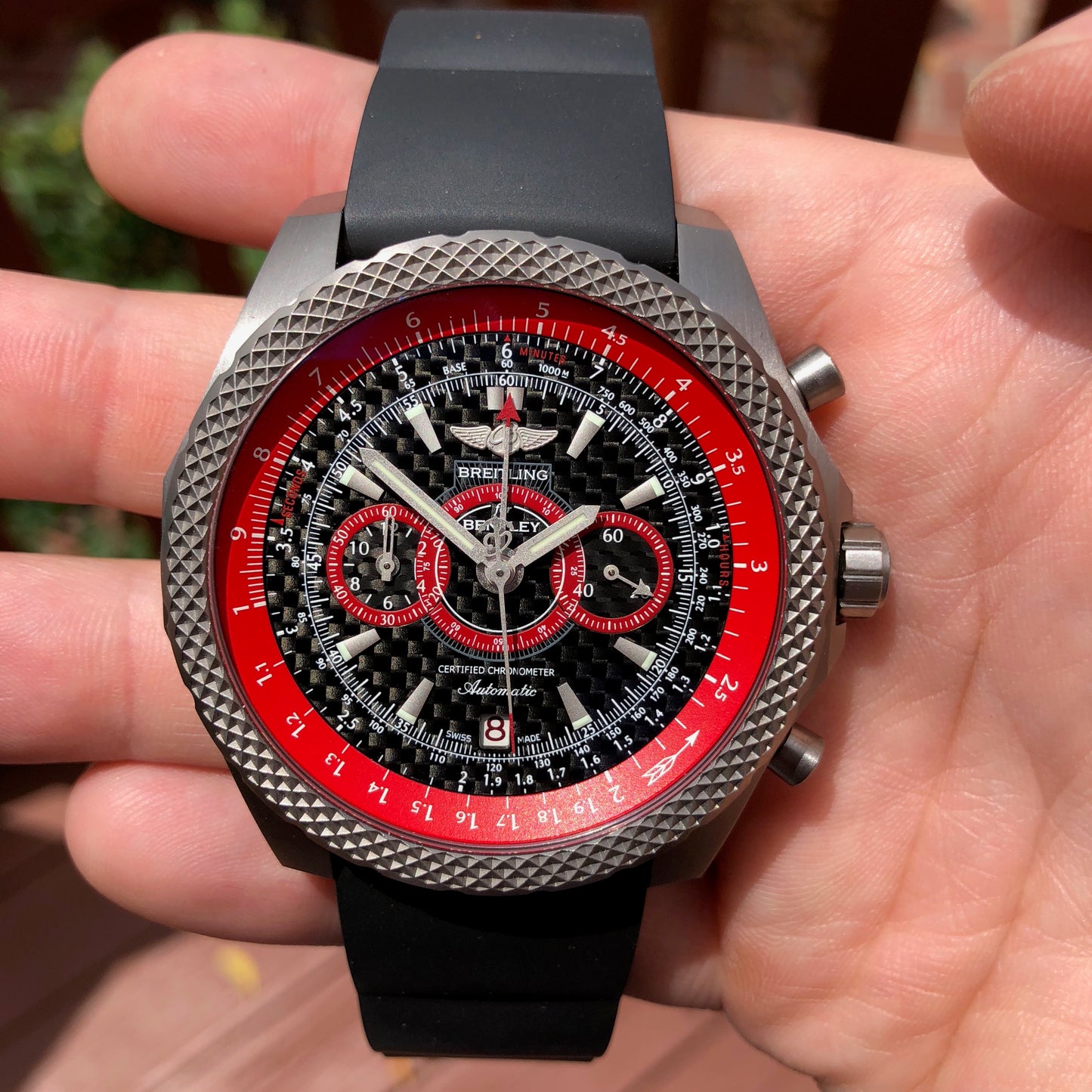 Breitling For Bentley E27365 SuperSport Light Body Titanium Automatic Chronograph Limited Edition Box & Papers - Hashtag Watch Company