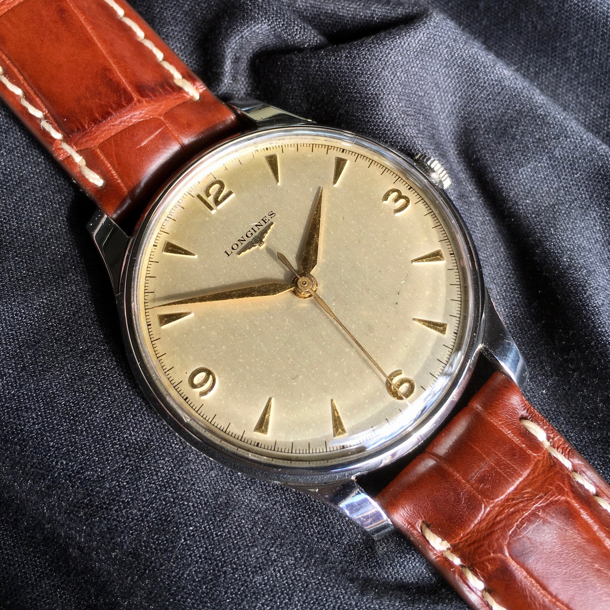 デコリン Vintage Longines 5045 Oversized 37mm Center Seconds Cal. 12.68z