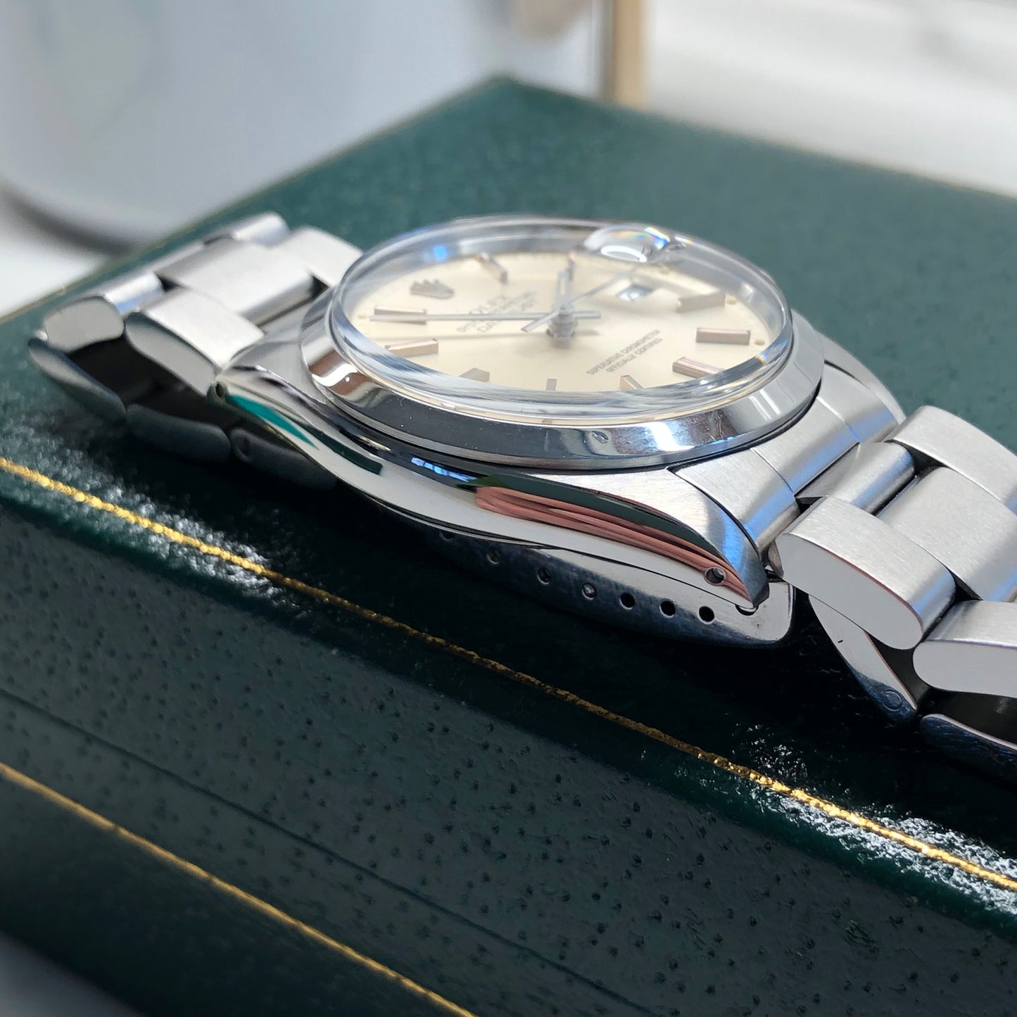 1982 Rolex Datejust 16000 Steel Oyster Silver Wristwatch with Box and Papers - Hashtag Watch Company
