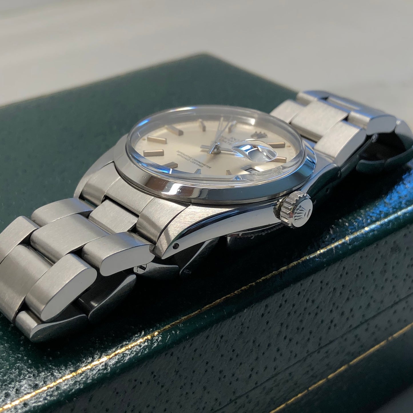 1982 Rolex Datejust 16000 Steel Oyster Silver Wristwatch with Box and Papers - Hashtag Watch Company