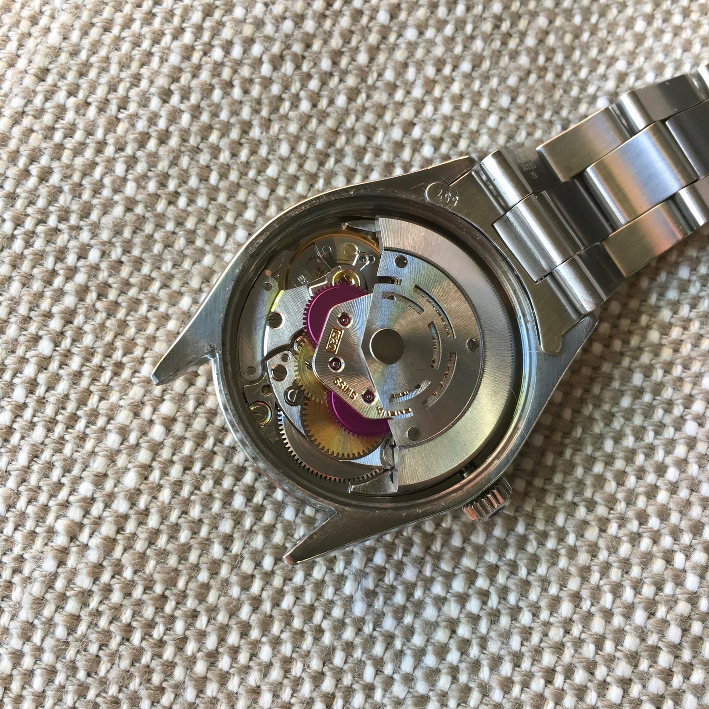 Vintage Rolex Air King 5500 Stainless Steel 1980 Caliber 1520 Automatic Wristwatch - Hashtag Watch Company
