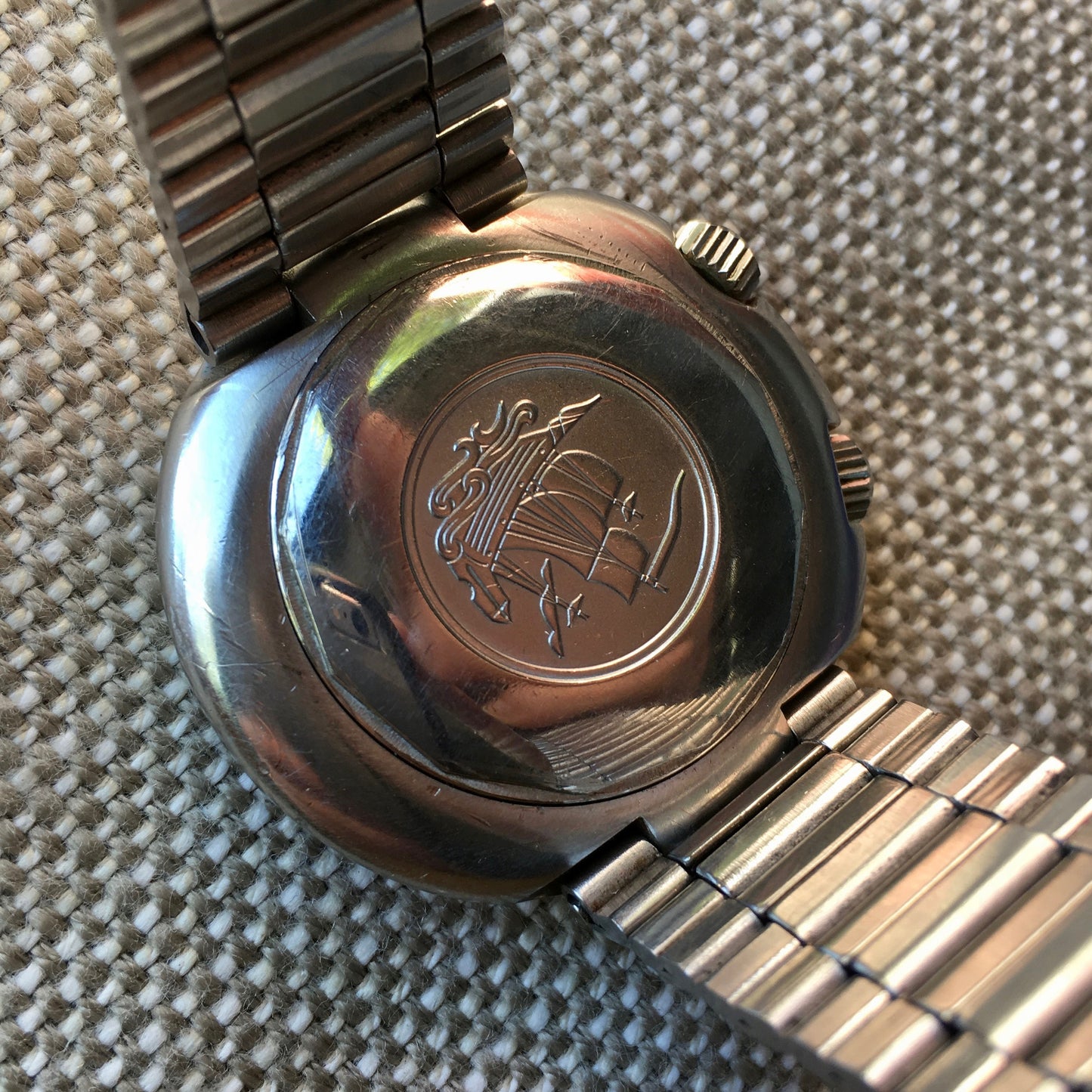 Vintage Tissot Navigator T12 Compressor 788 Automatic 44mm Wristwatch Box Papers - Hashtag Watch Company