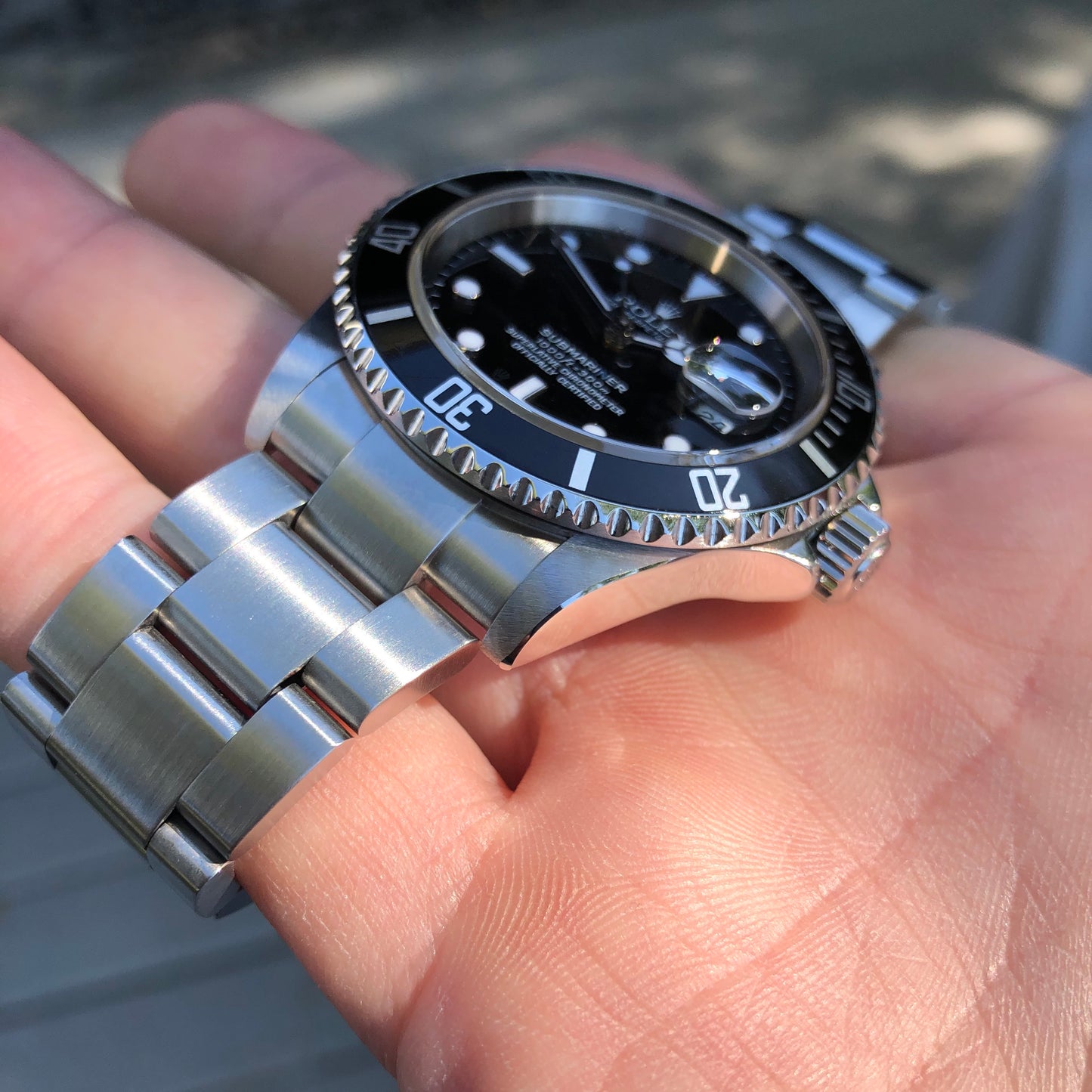 Rolex Submariner Date 16610 Stainless Steel Wristwatch Box Papers Circa 2005 - Hashtag Watch Company