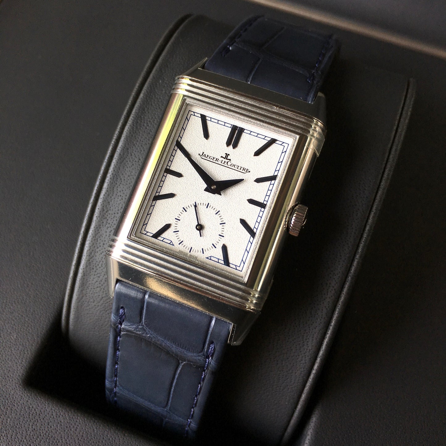 Jaeger LeCoultre Reverso Tribute Duoface Q3908420 Stainless Steel Anniversary Wristwatch - Hashtag Watch Company