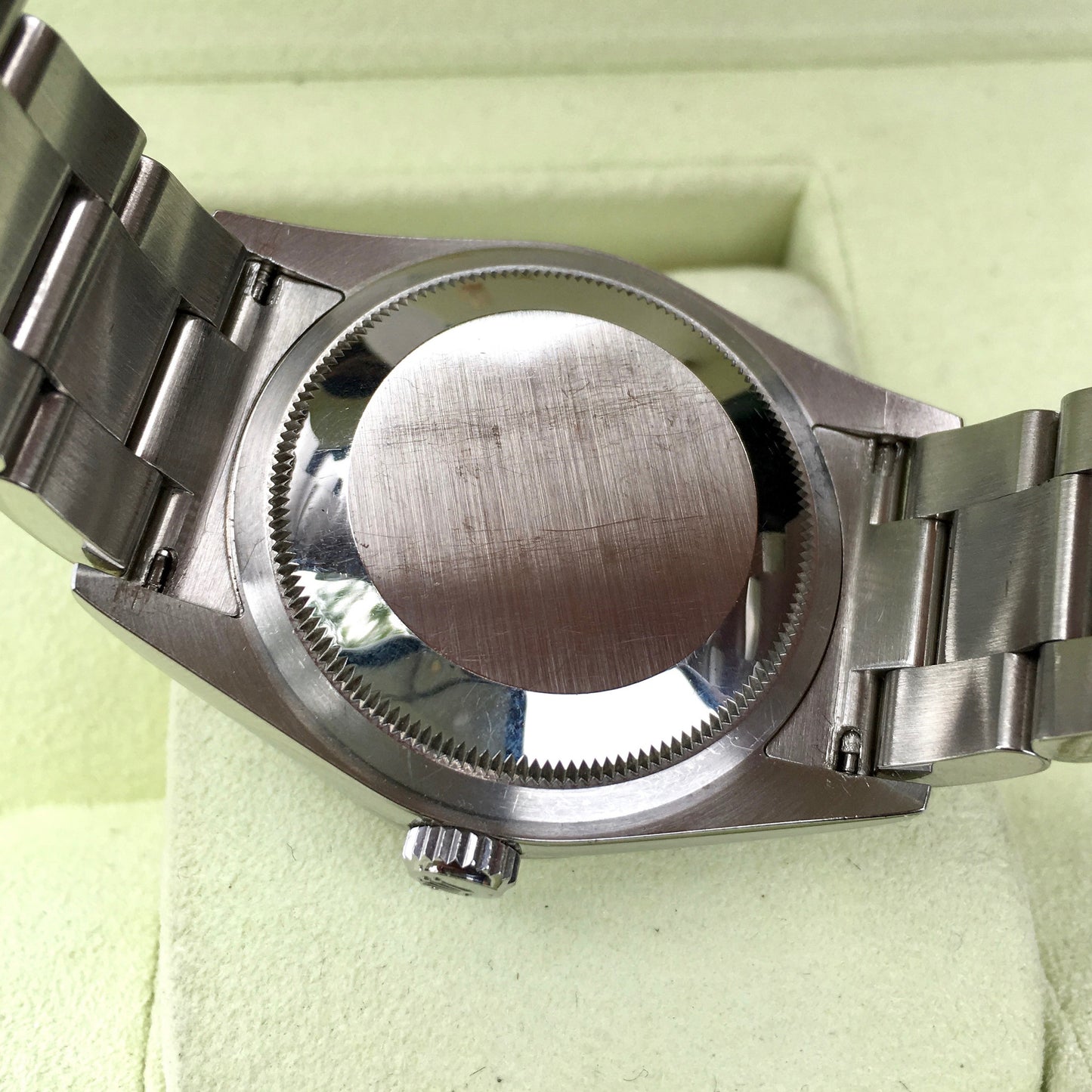 Rolex Explorer 114270 Steel Caliber 3130 "K" 2001 Automatic Black Watch Box Papers - Hashtag Watch Company