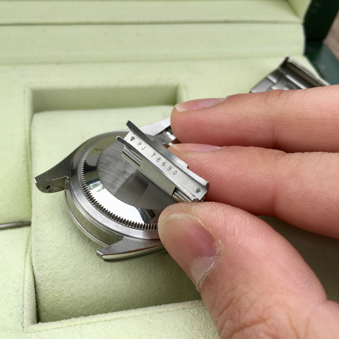 Rolex Explorer 114270 Steel Caliber 3130 "K" 2001 Automatic Black Watch Box Papers - Hashtag Watch Company