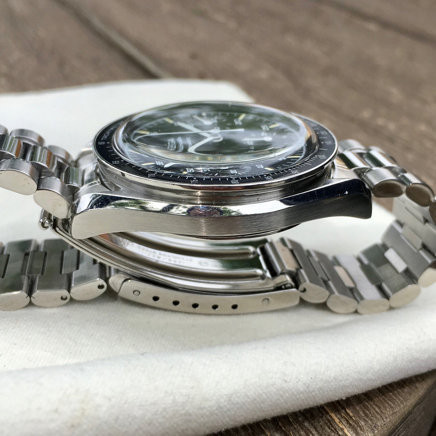 Omega Speedmaster 175.0032 Automatic Chronograph Cal. 2890 Black Dial Wristwatch - Hashtag Watch Company