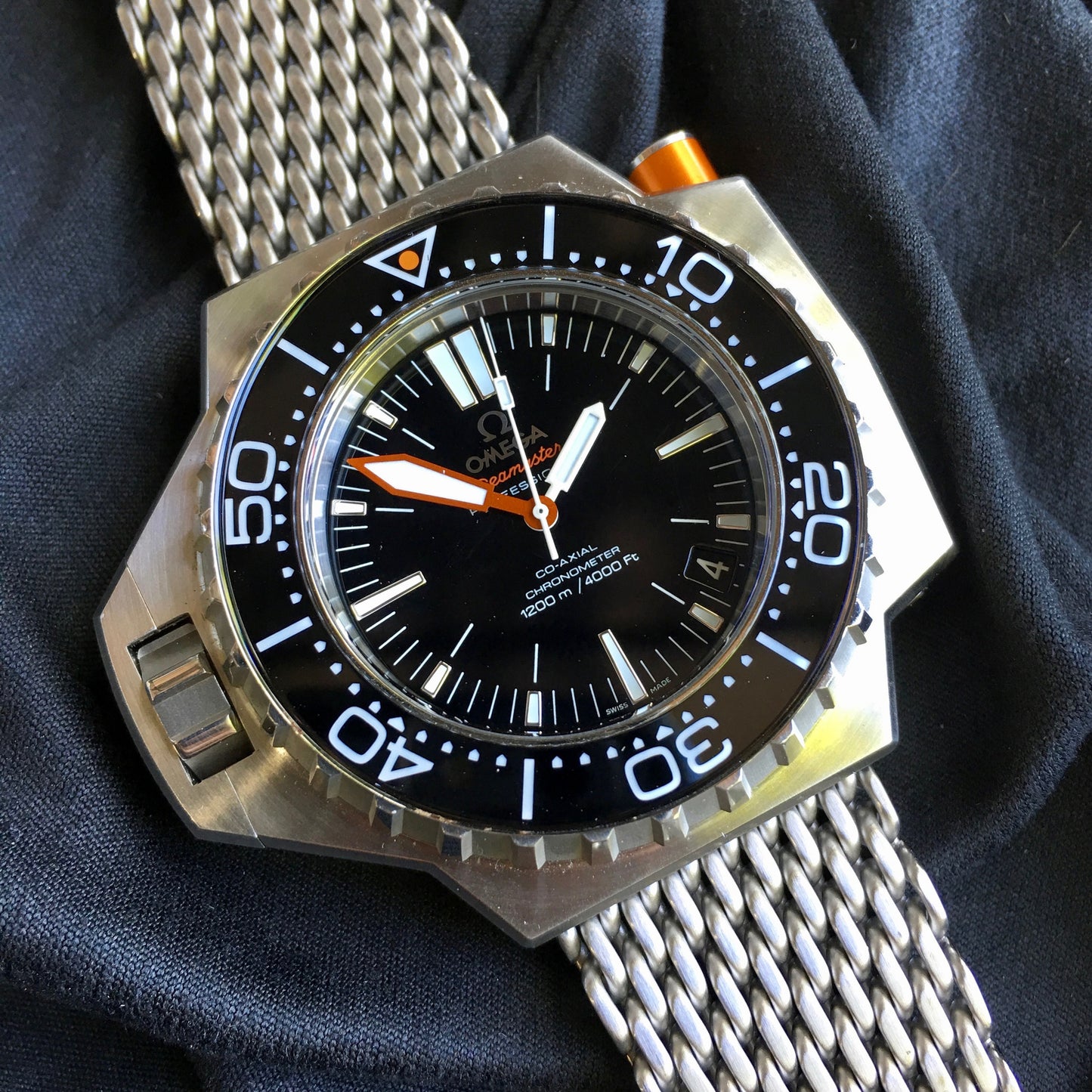 Omega Ploprof 1200M 224.30.55.21.01.001 Co-Axial Stainless Steel Caliber 8500 Wristwatch - Hashtag Watch Company