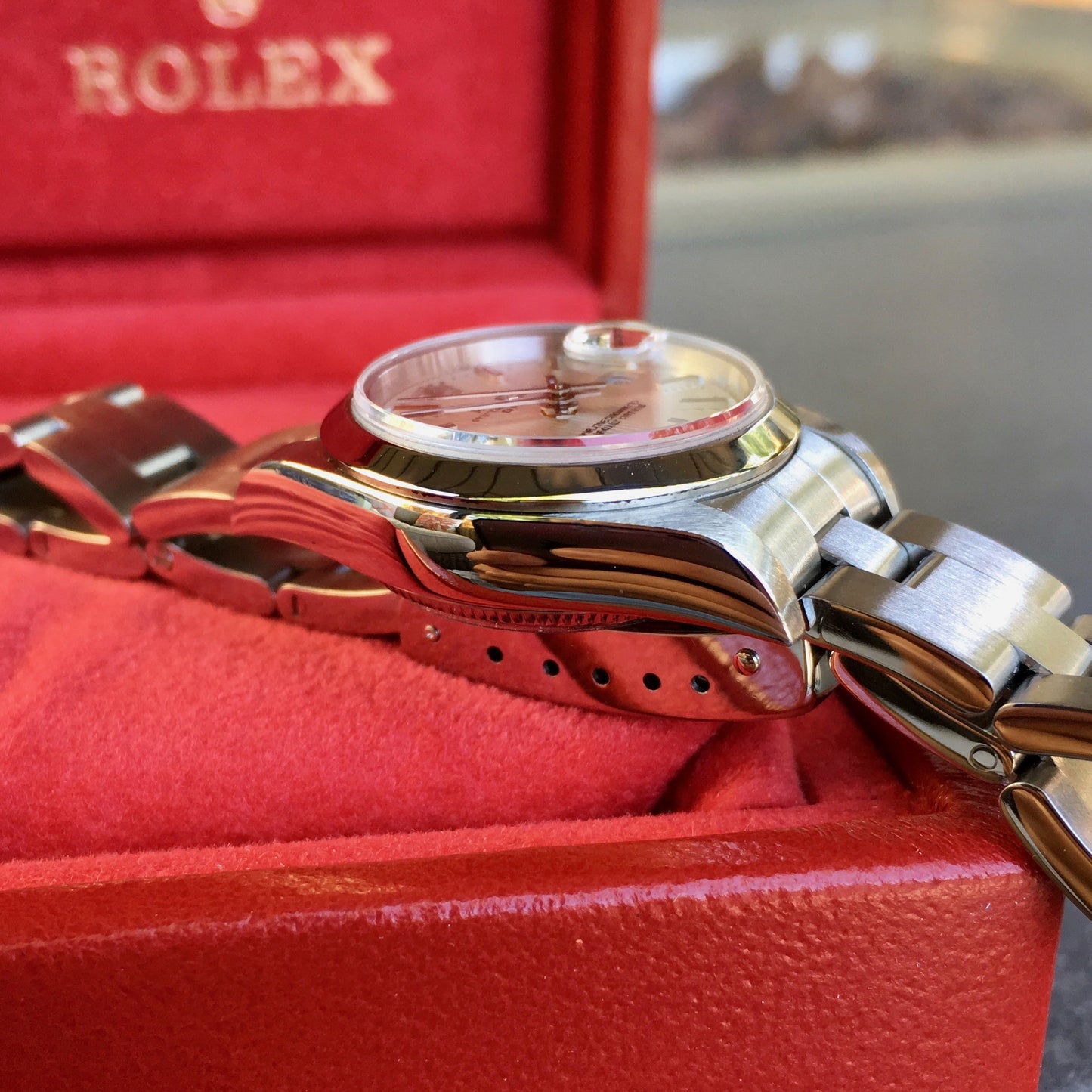 Rolex Date 79160 Silver Tapestry Automatic Stainless Steel Wristwatch Box Papers - Hashtag Watch Company