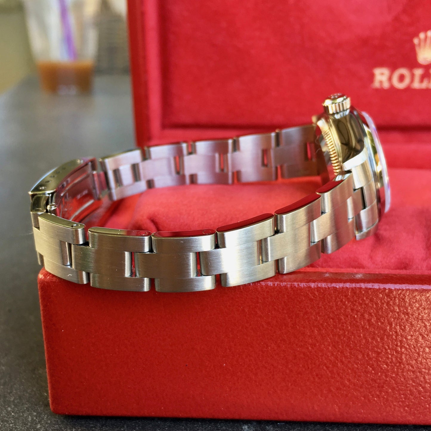 Rolex Date 79160 Silver Tapestry Automatic Stainless Steel Wristwatch Box Papers - Hashtag Watch Company
