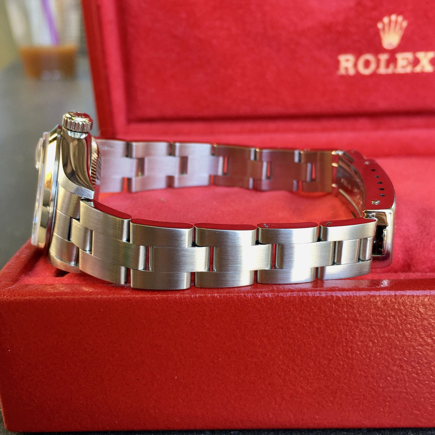 Rolex Date 79160 Silver Tapestry Automatic Stainless Steel Wristwatch Box Papers - Hashtag Watch Company