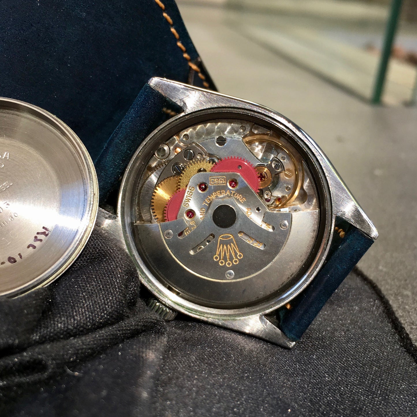 Vintage Rolex Oyster Perpetual 1002 RARE Iridescent Stainless Steel 1960 Wristwatch - Hashtag Watch Company