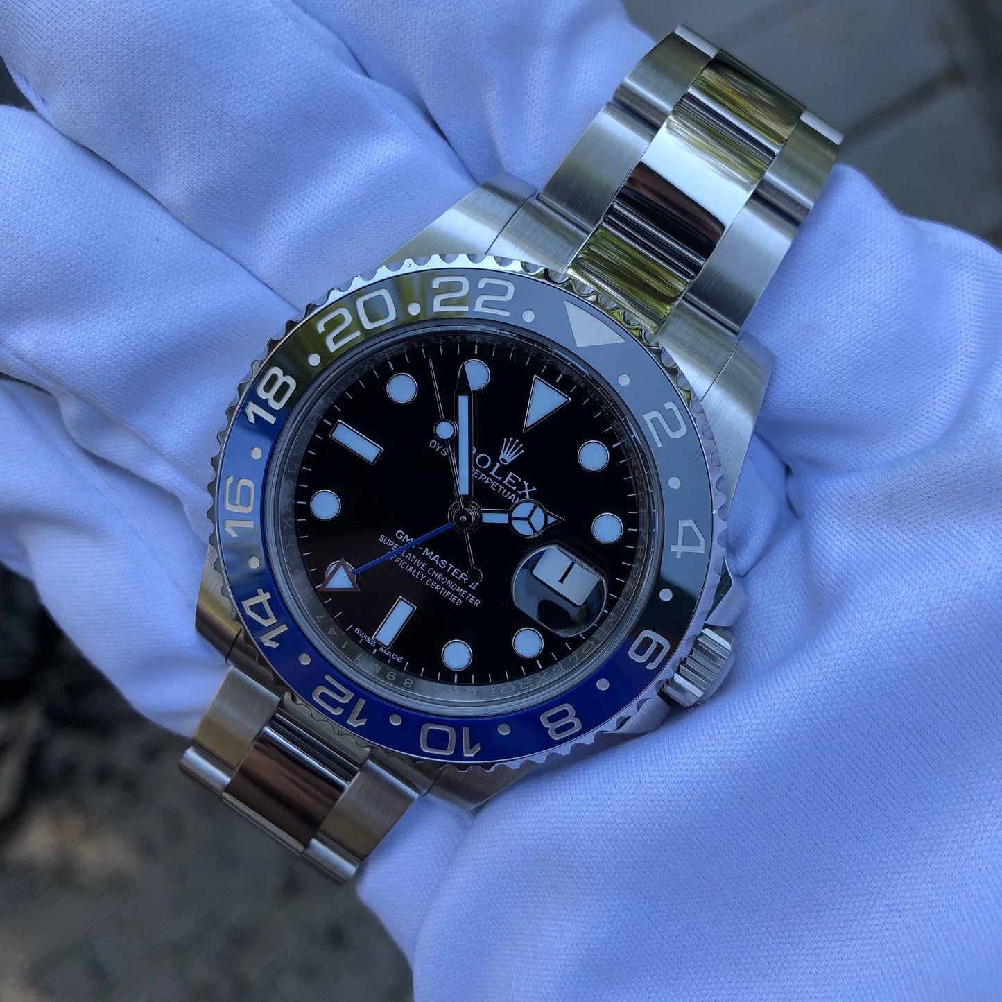 Rolex GMT Master II 116710 BLNR Batman Ceramic Steel Automatic Watch Box Papers - Hashtag Watch Company