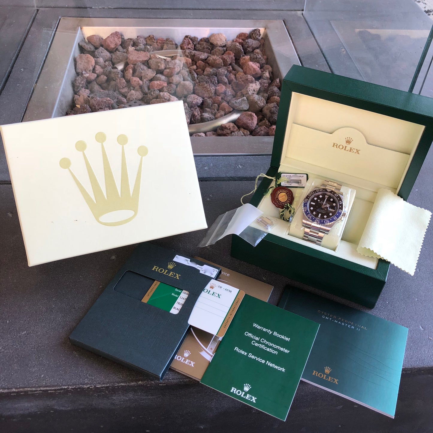 Rolex GMT Master II 116710 BLNR Batman Ceramic Steel Automatic Watch Box Papers - Hashtag Watch Company