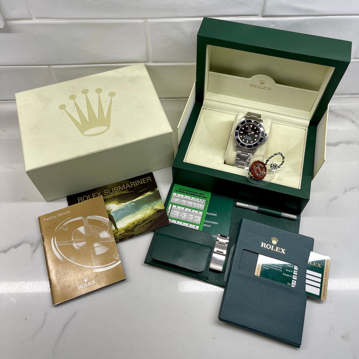 2008 Rolex Sea Dweller 16600 T Stainless Steel Oyster Automatic Wristwatch Box Papers - Hashtag Watch Company