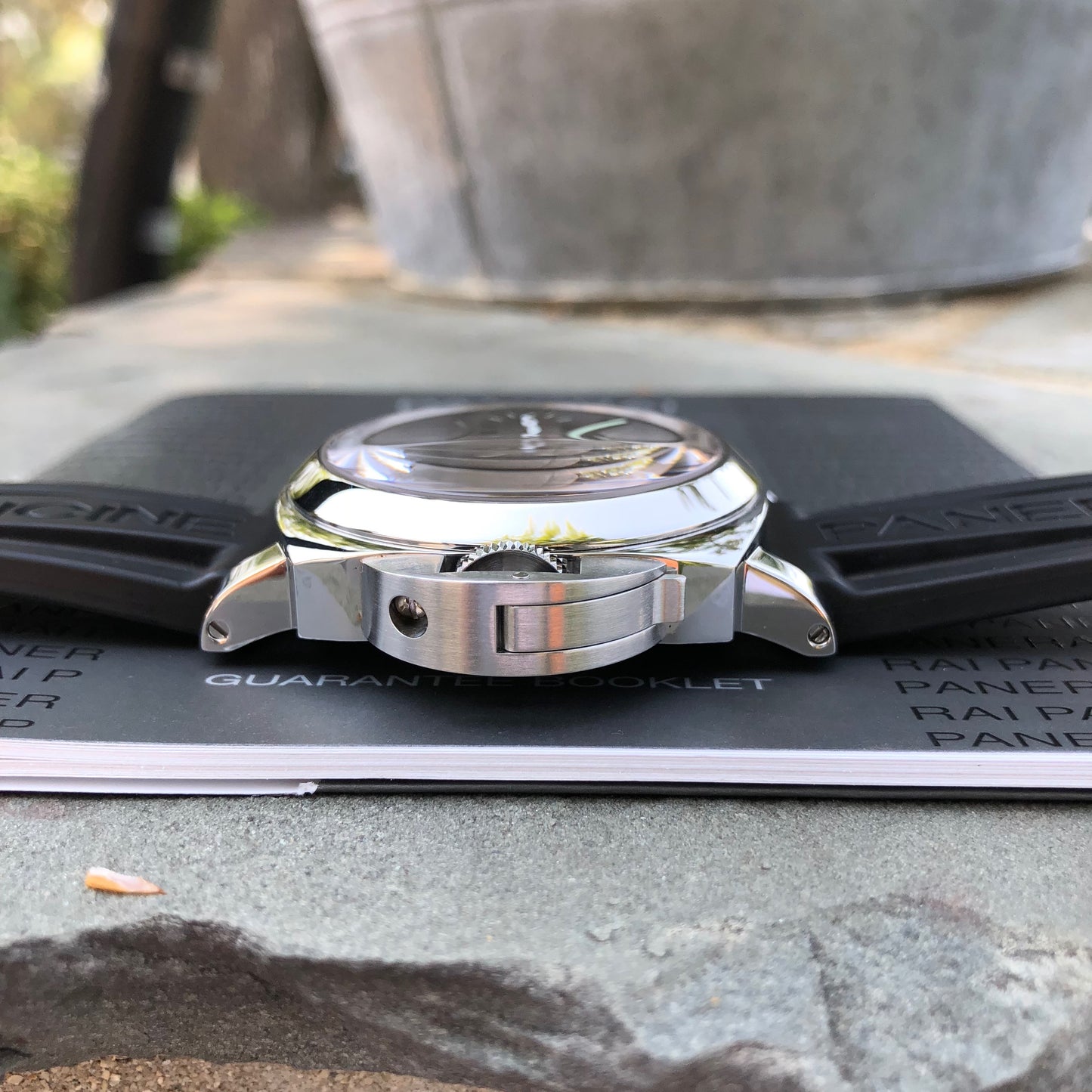 Panerai Luminor Marina PAM 111 Sandwich Dial Black 44mm Manual Wind Box Papers Circa 2012 - Hashtag Watch Company