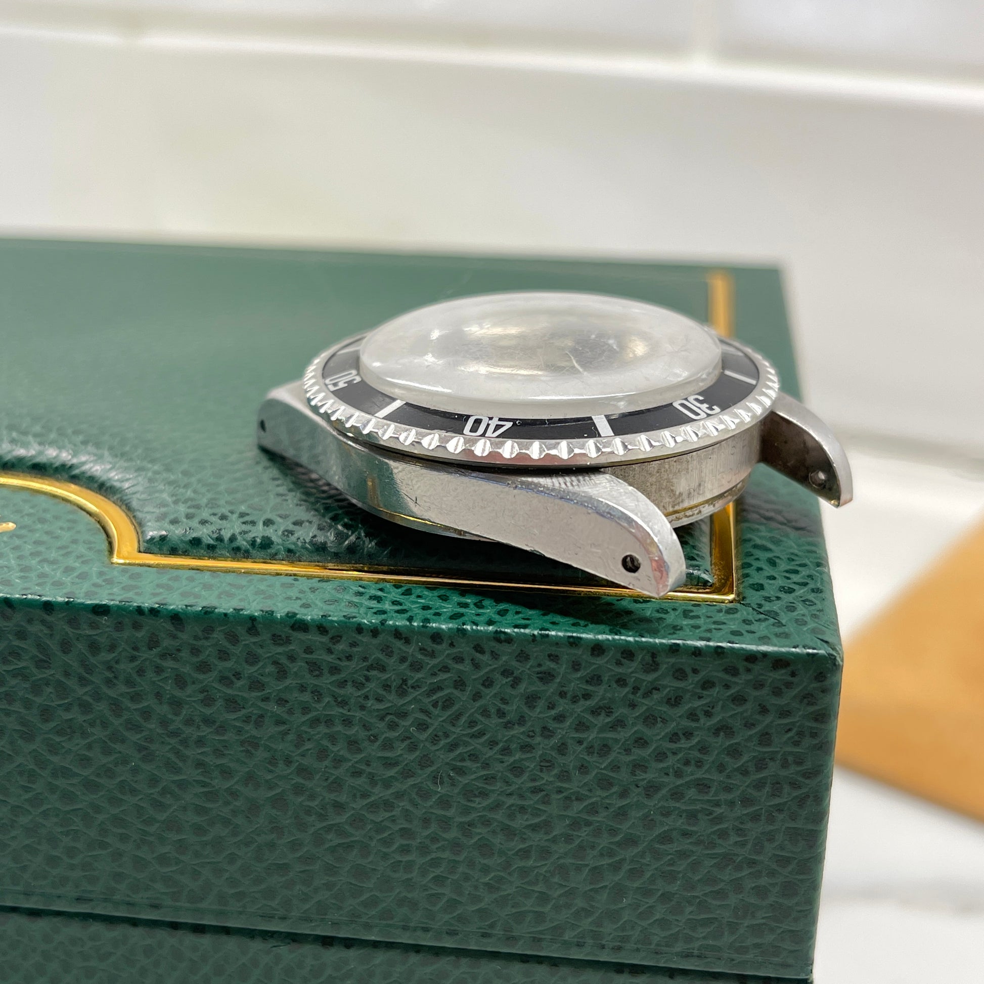 1967 Vintage Tudor Submariner 7928 Oyster Prince Small Rose Automatic Fat Font Wristwatch "Barn Find" - Hashtag Watch Company