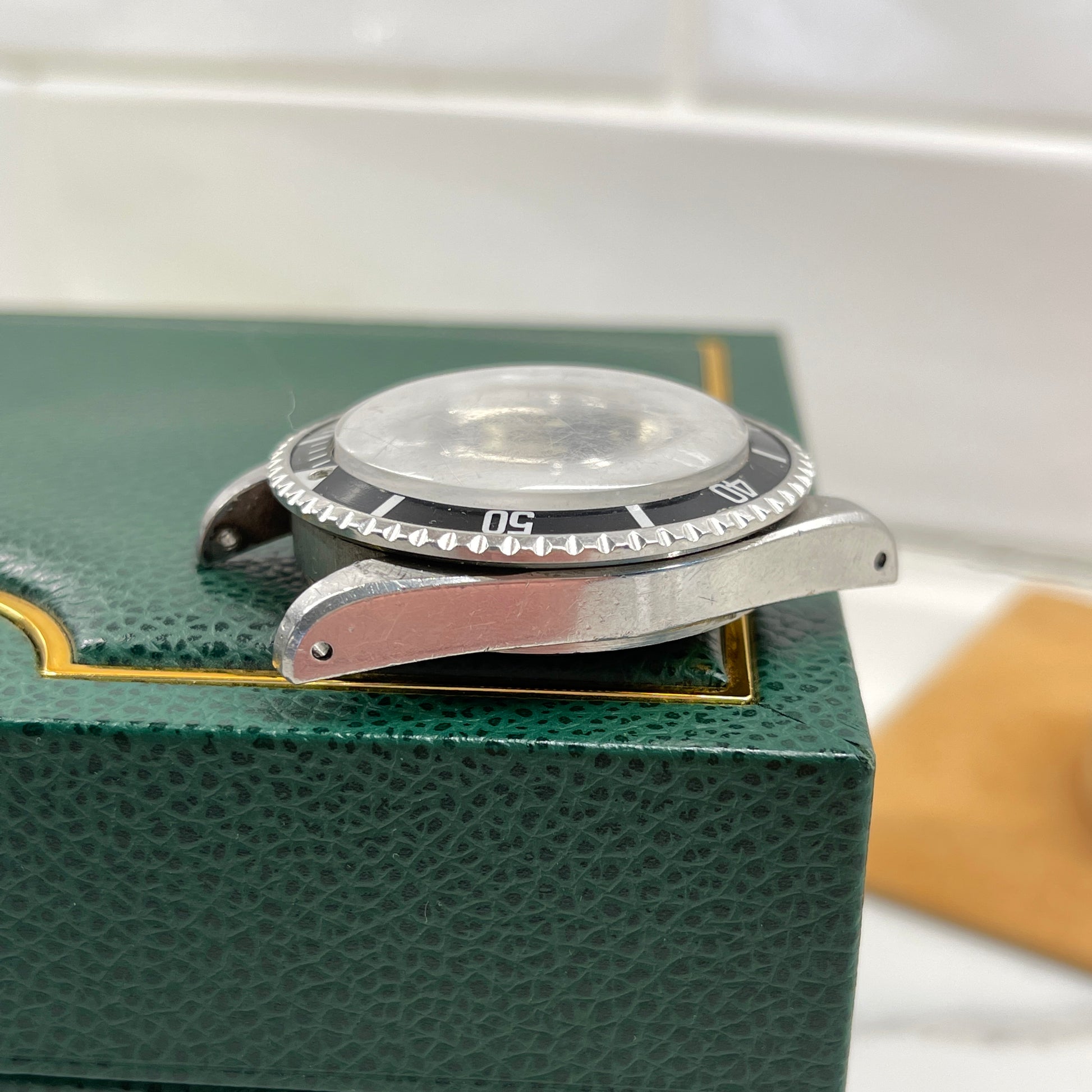 1967 Vintage Tudor Submariner 7928 Oyster Prince Small Rose Automatic Fat Font Wristwatch "Barn Find" - Hashtag Watch Company