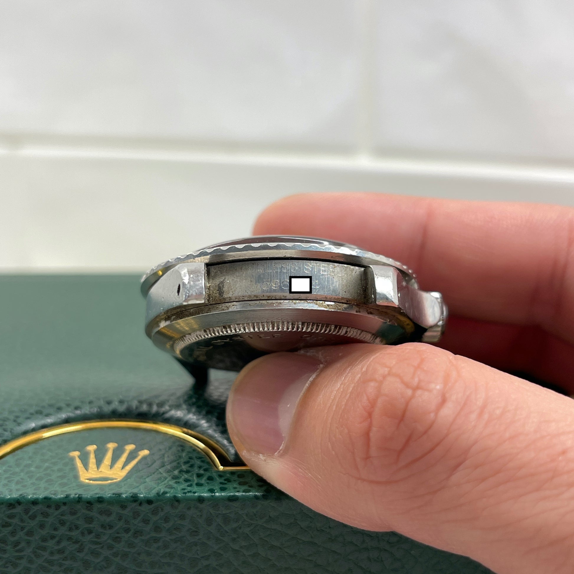 1967 Vintage Tudor Submariner 7928 Oyster Prince Small Rose Automatic Fat Font Wristwatch "Barn Find" - Hashtag Watch Company