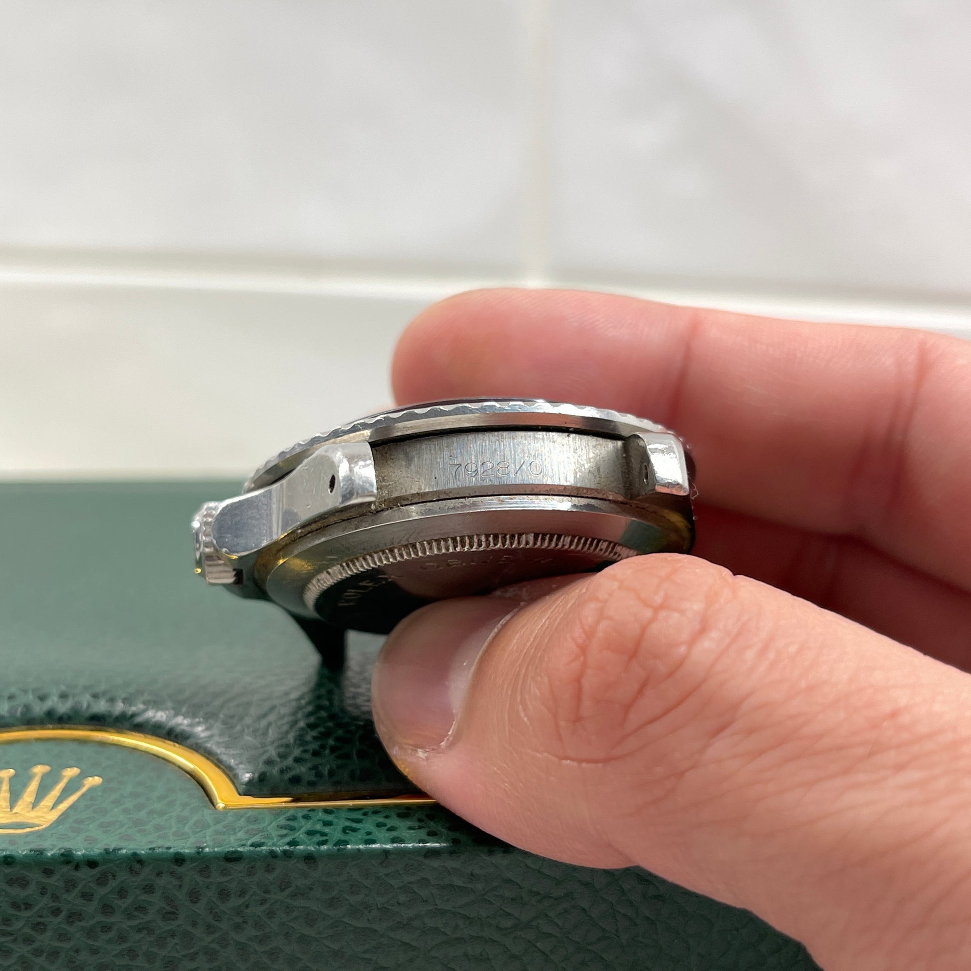 1967 Vintage Tudor Submariner 7928 Oyster Prince Small Rose Automatic Fat Font Wristwatch "Barn Find" - Hashtag Watch Company