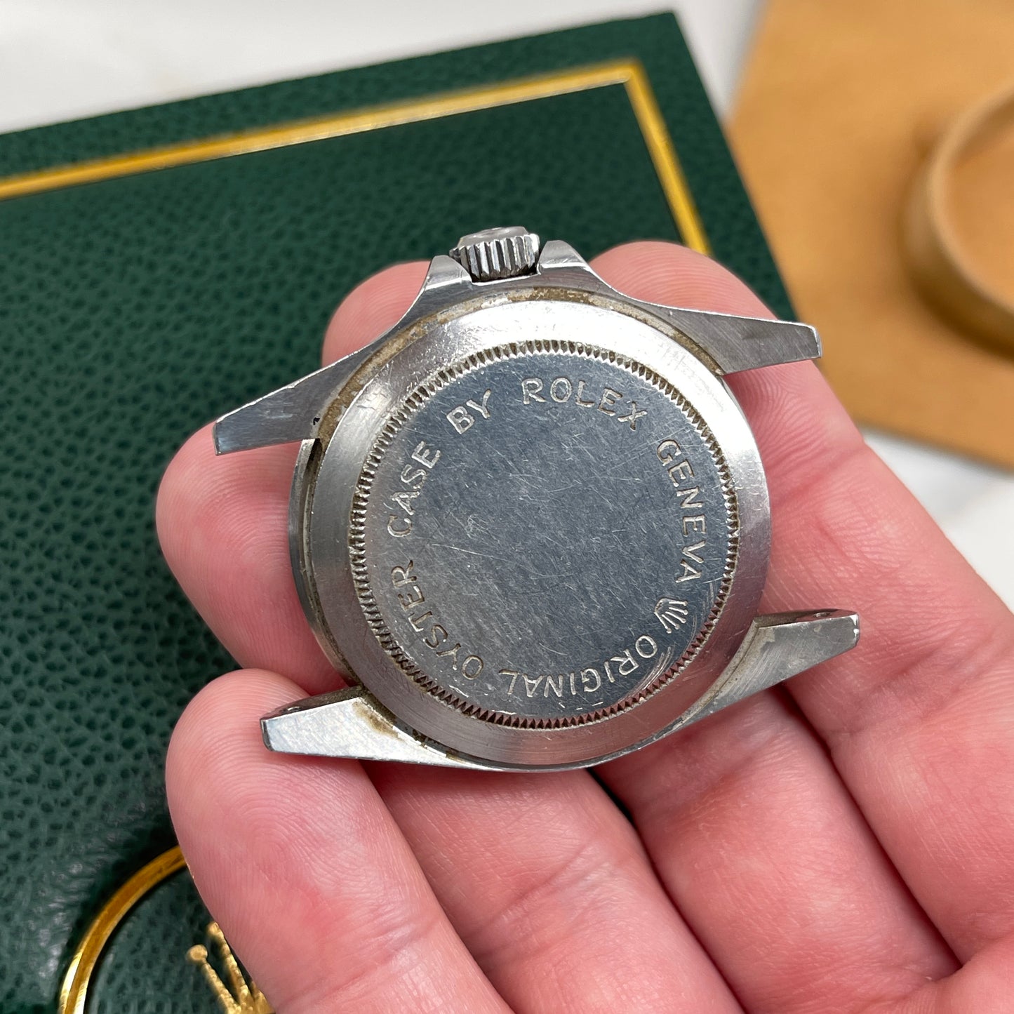 1967 Vintage Tudor Submariner 7928 Oyster Prince Small Rose Automatic Fat Font Wristwatch "Barn Find" - Hashtag Watch Company