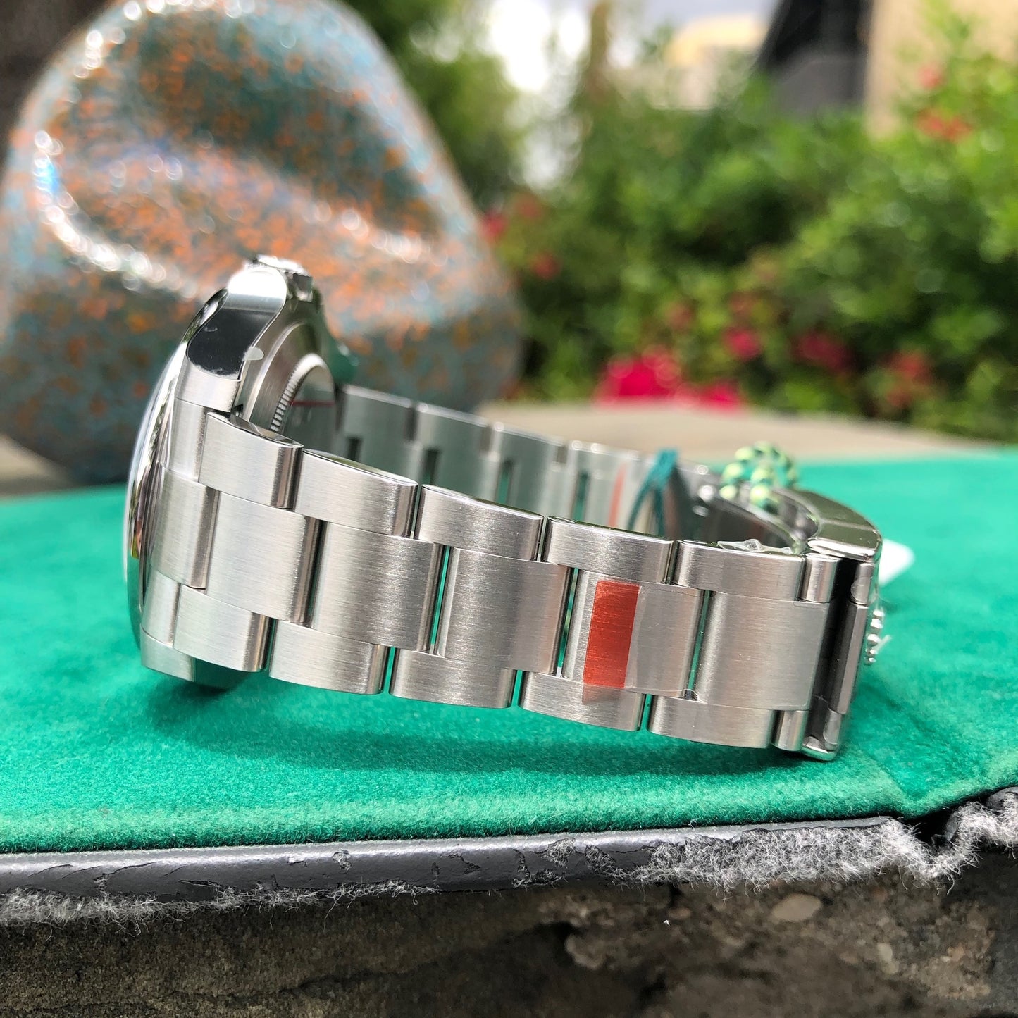 Rolex Explorer II 216570 White Steel GMT Oyster Perpetual Wristwatch Box Papers Unworn - Hashtag Watch Company