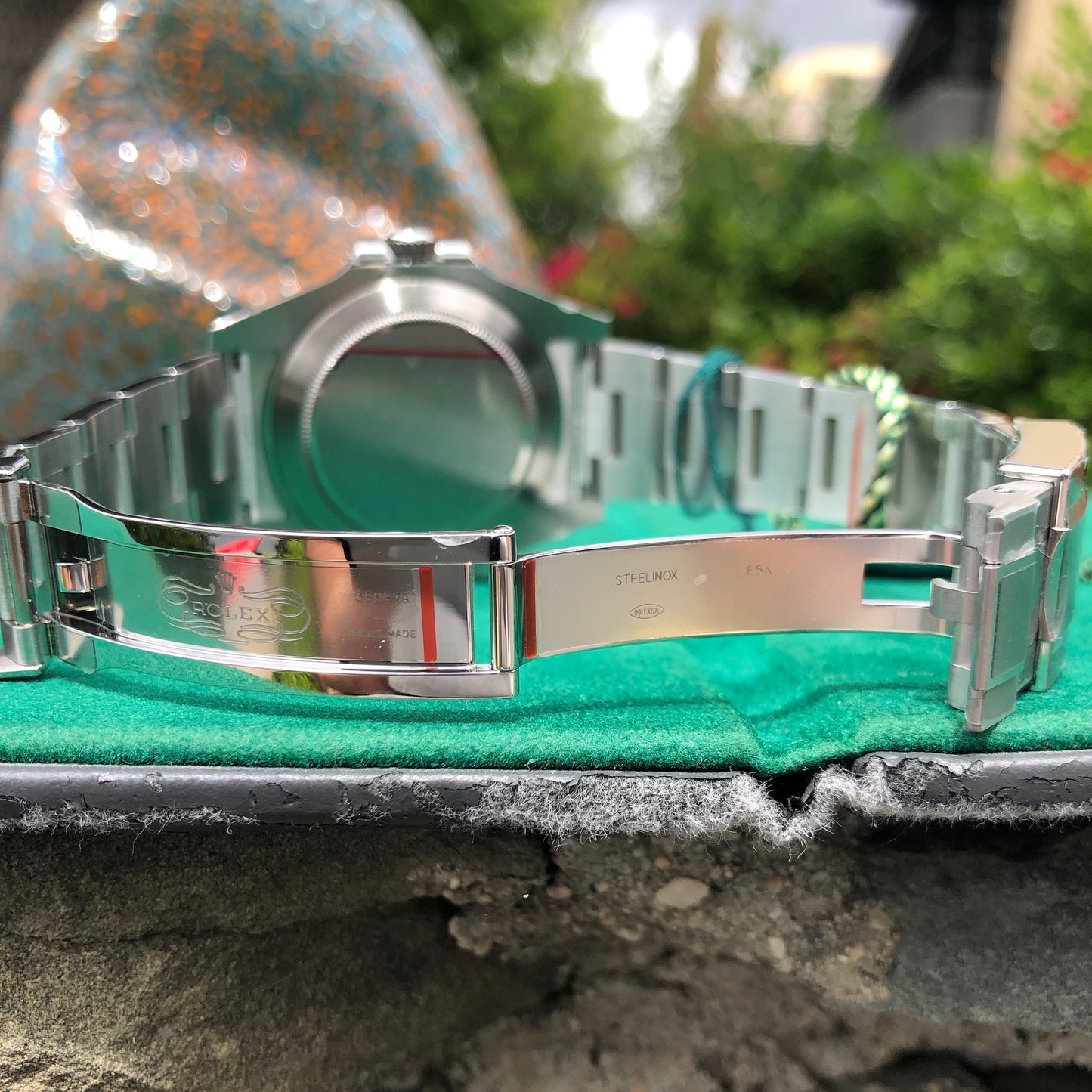 Rolex Explorer II 216570 White Steel GMT Oyster Perpetual Wristwatch Box Papers Unworn - Hashtag Watch Company