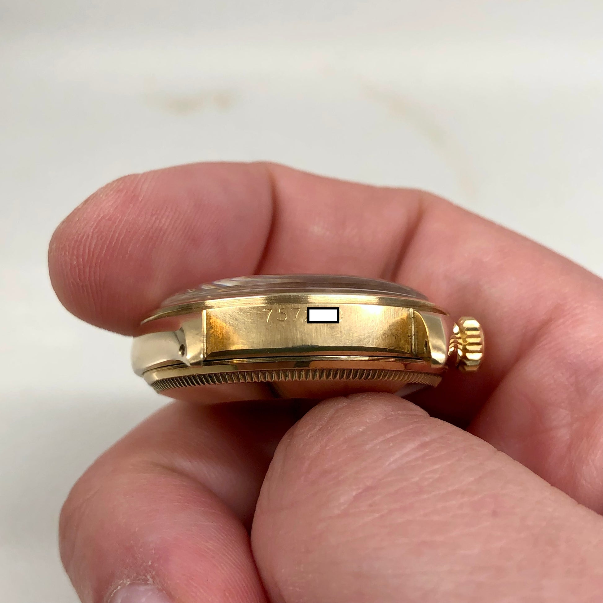 1958 Rolex Oyster Perpetual 6084 14K Yellow Gold Automatic Original Dial Wristwatch - Hashtag Watch Co.