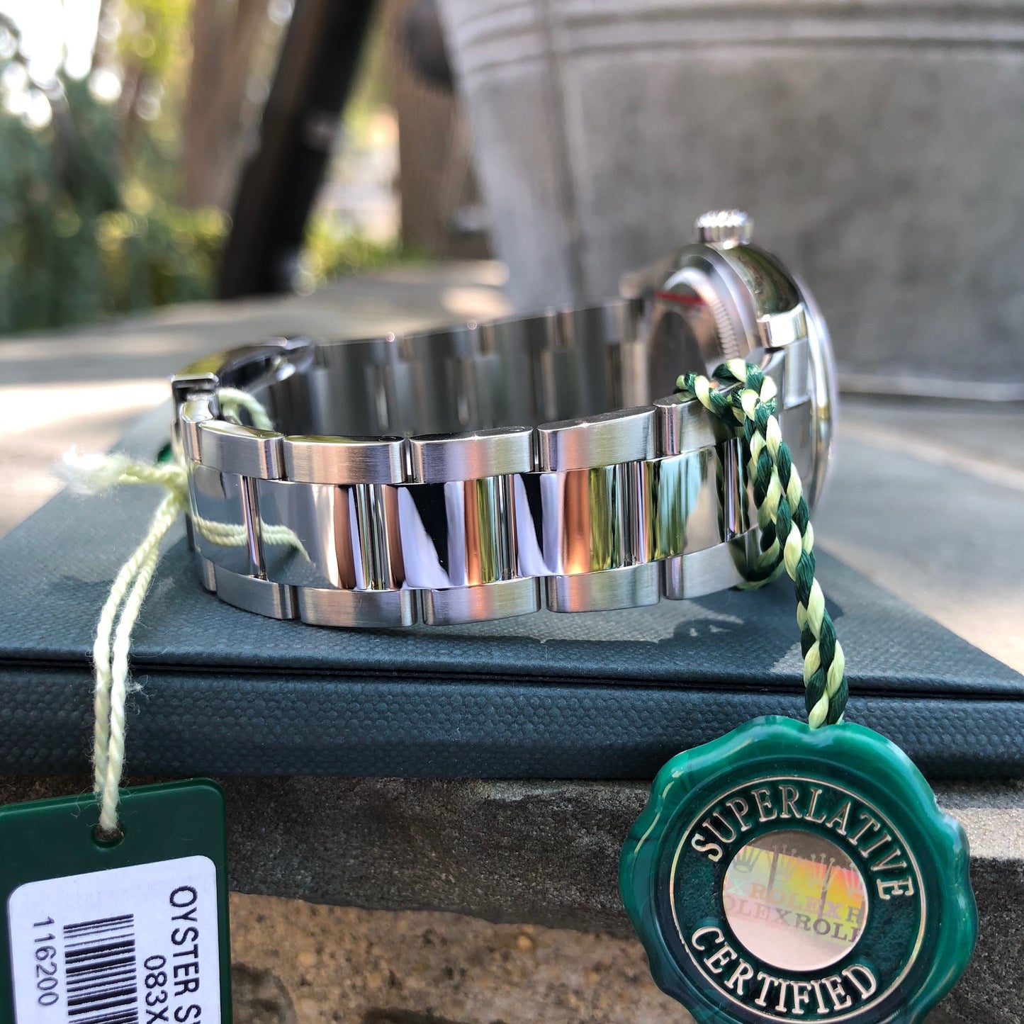 Rolex Datejust 116200 Oyster Perpetual Rhodium Roman Wristwatch Box & Papers - Hashtag Watch Company